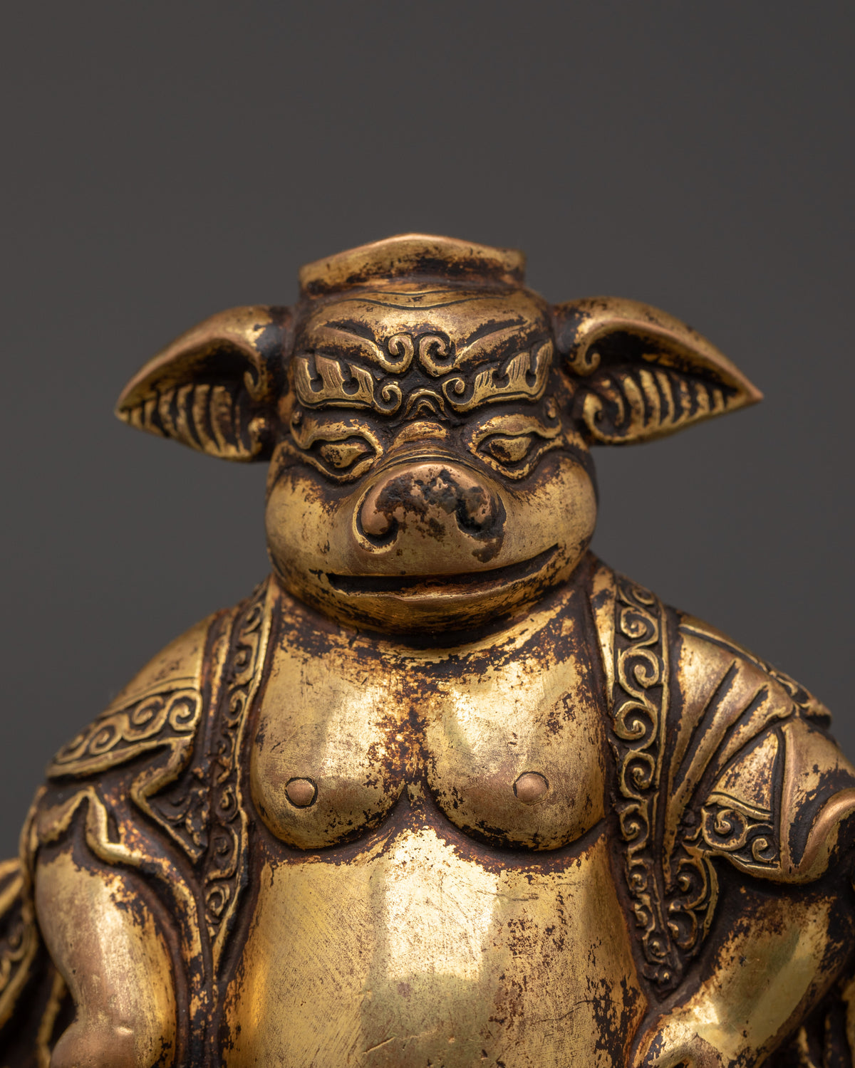 Traditional Pig Figurine | Himalayan Home Decoration