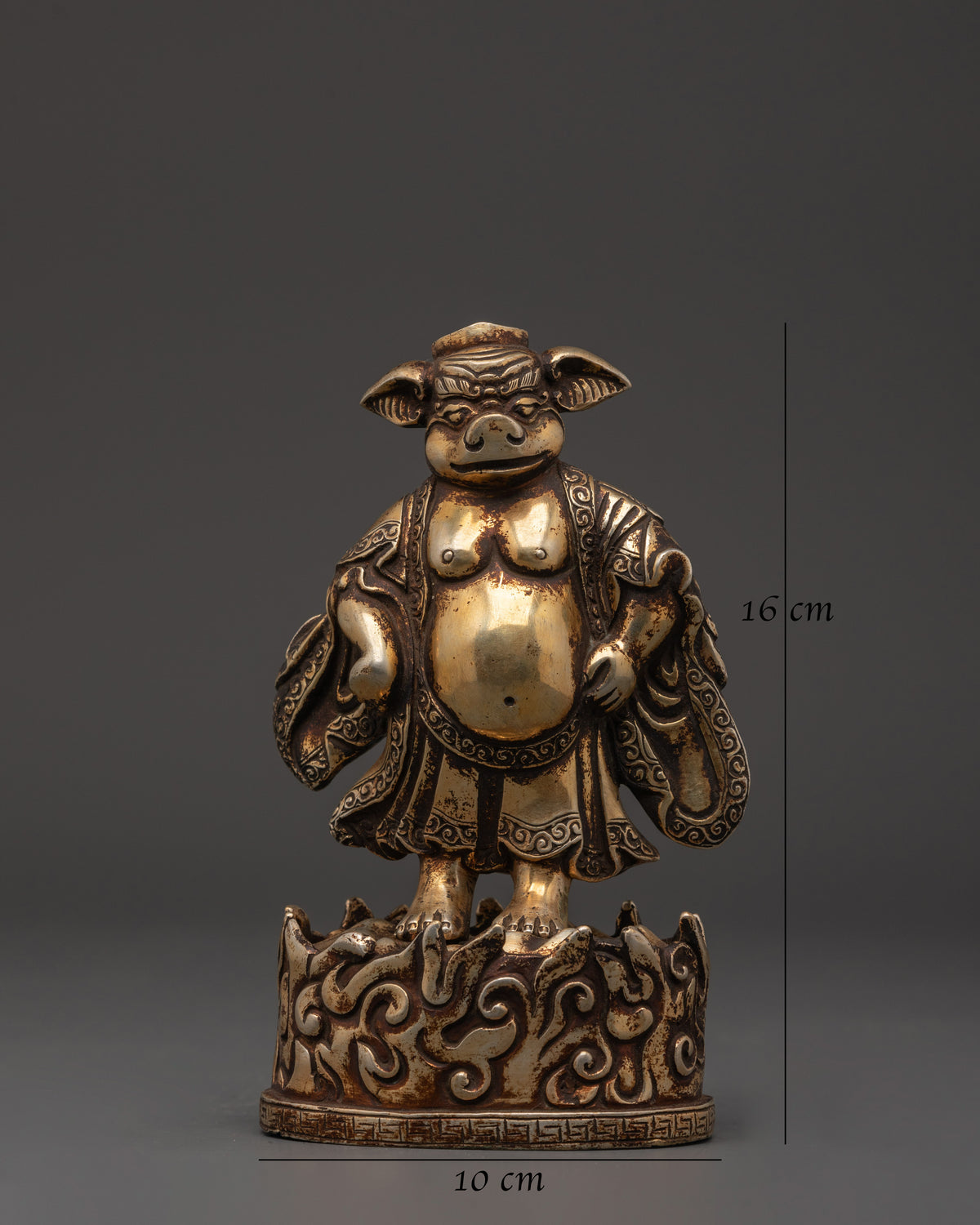 Decorative Pig Figurine | Himalayan Buddhist Artwork