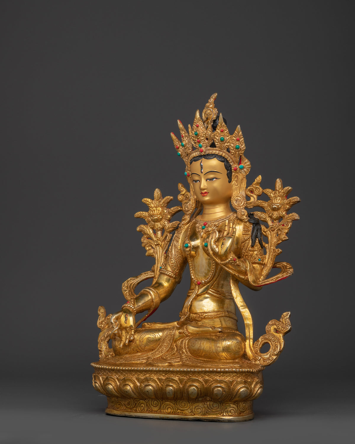 White Tara Handmade Statue | Healing & Longevity