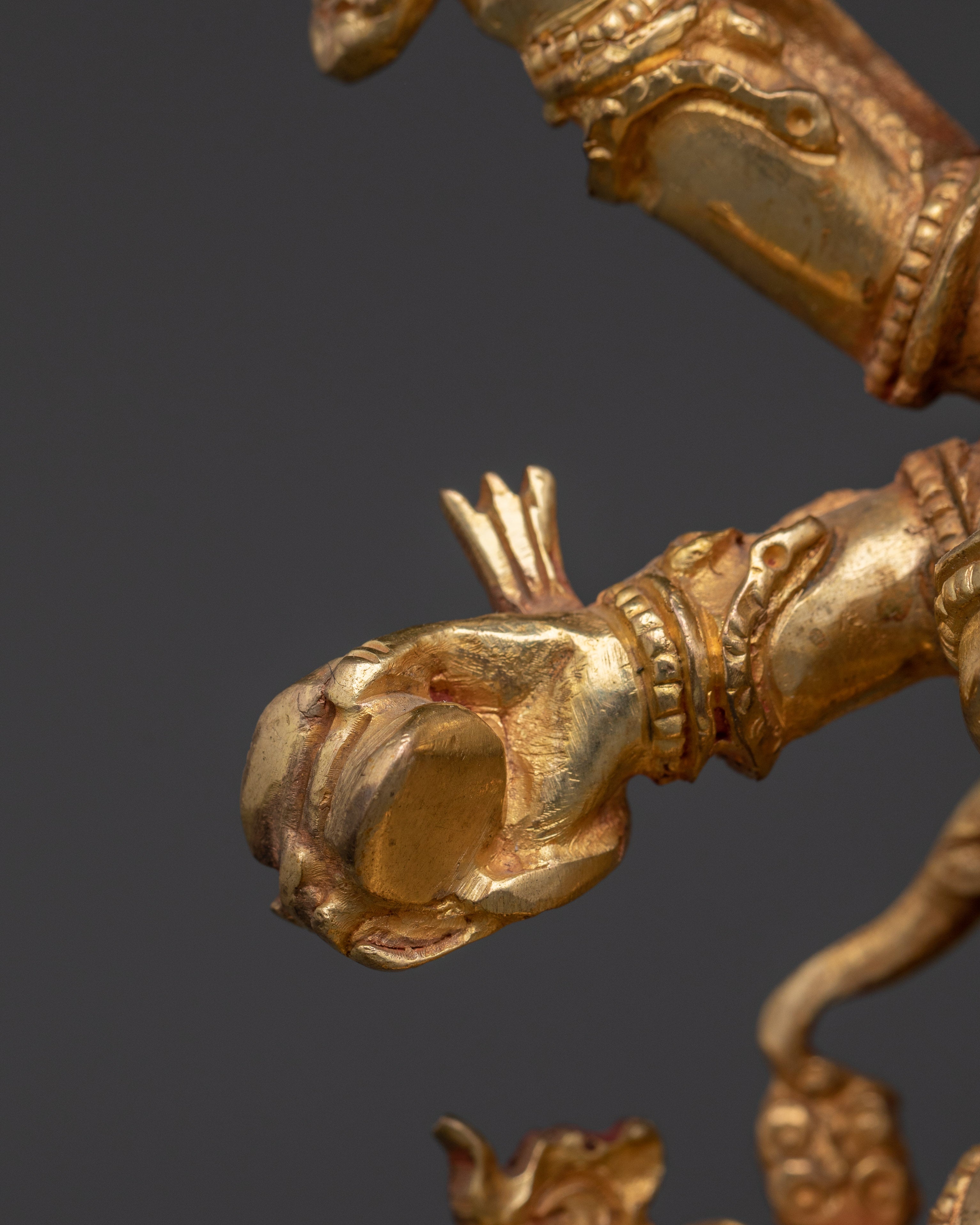 Handcrafted Six-Armed Mahakala Statue | Symbolizing Power and Protection