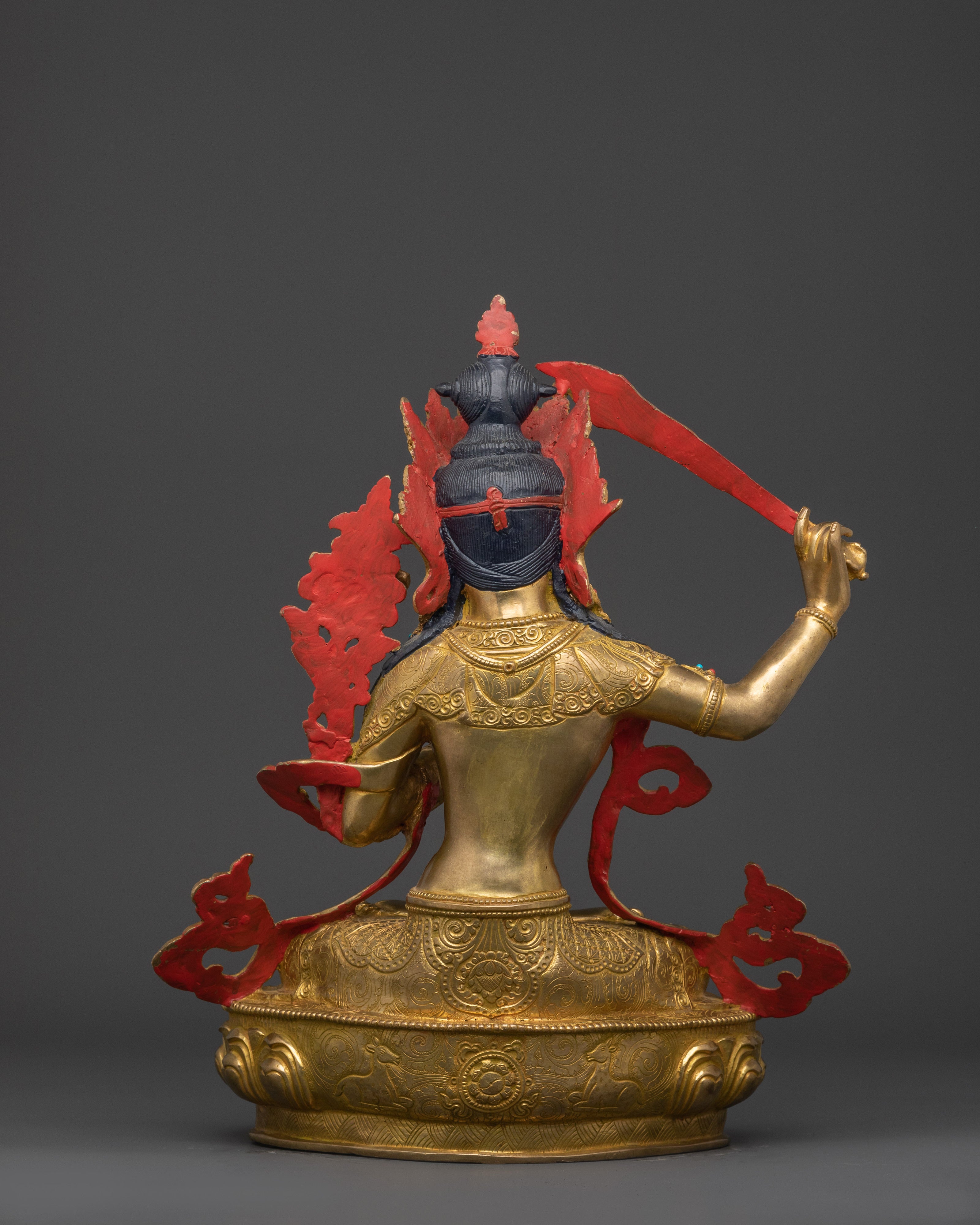 Manjushri Bodhisattva Deity Statue | Spiritual Home Altar Decor