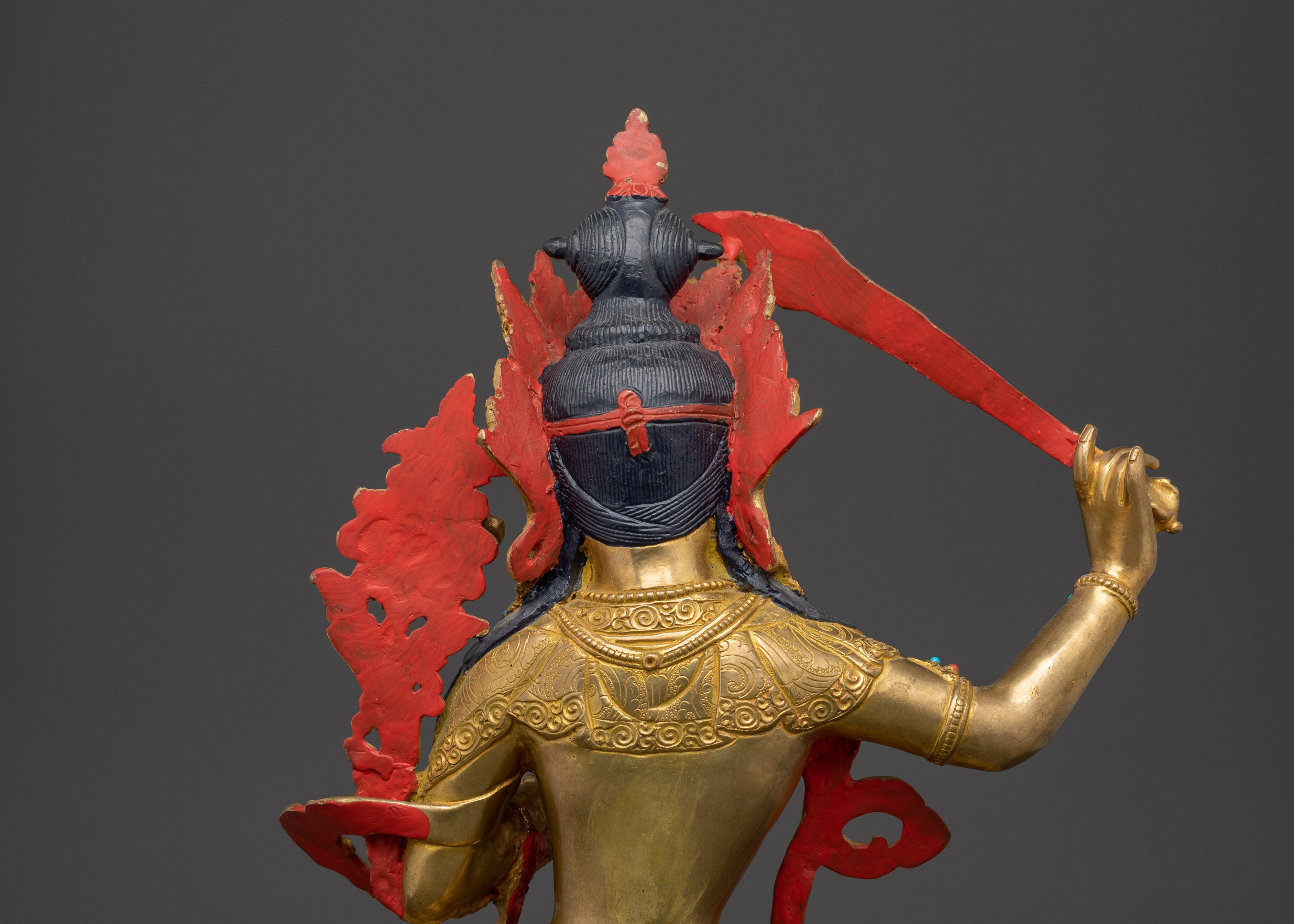 Manjushri Bodhisattva Deity Statue | Spiritual Home Altar Decor