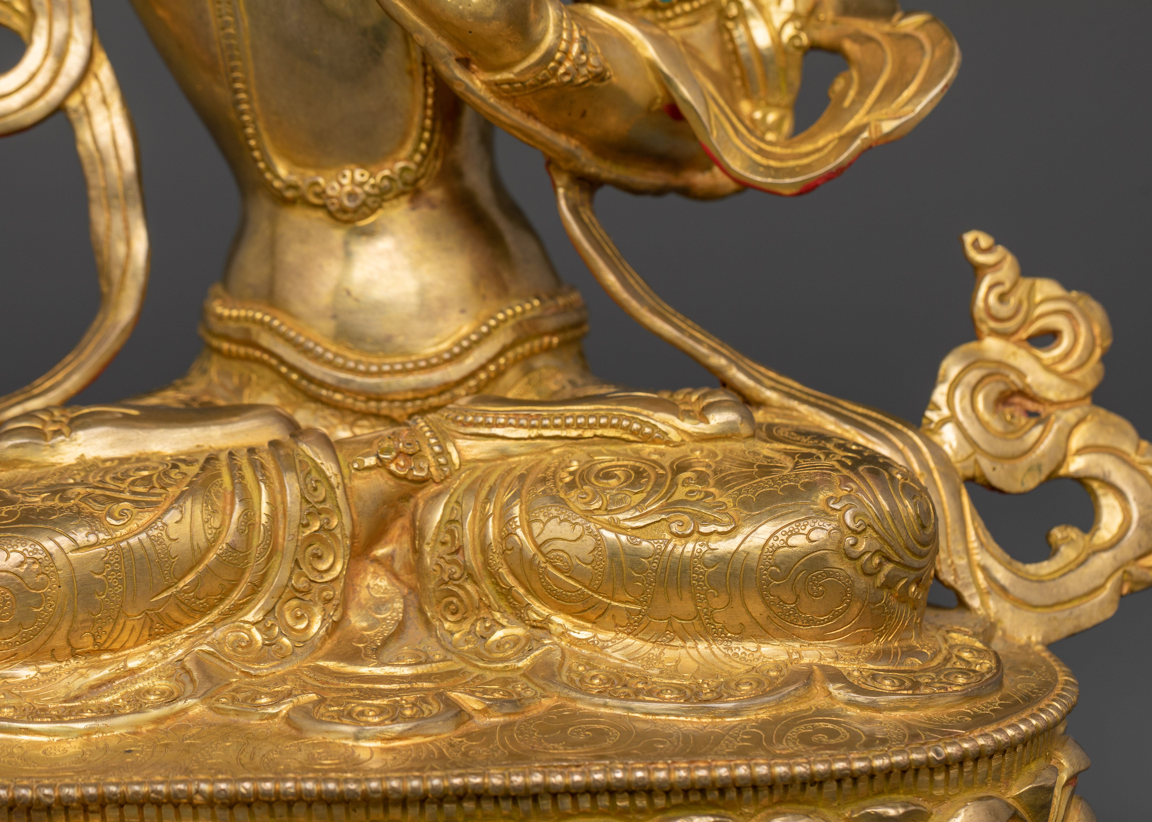 Manjushri Bodhisattva Deity Statue | Spiritual Home Altar Decor