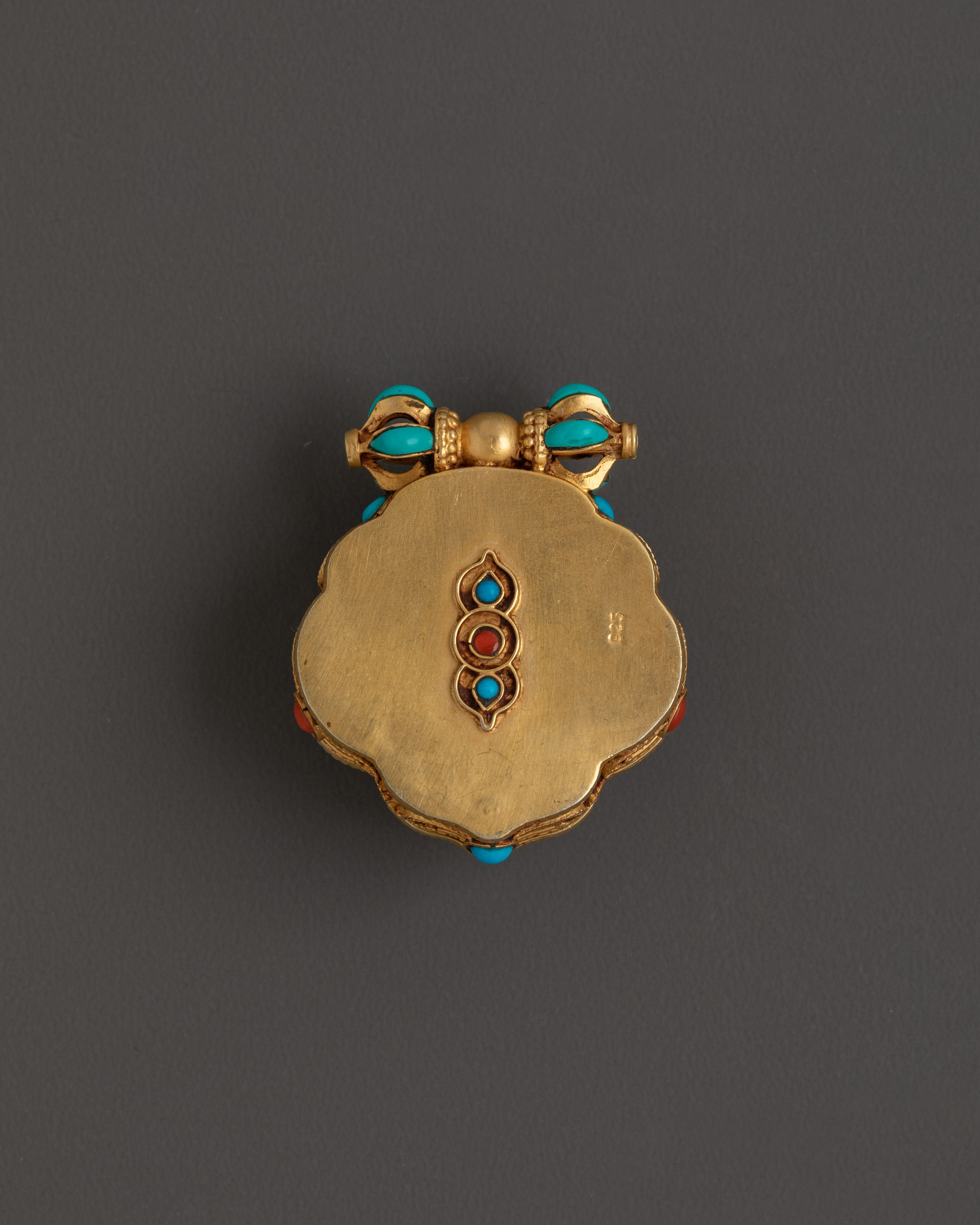 Sacred Tibetan Ghau Amulet Locket | Buddhist Prayer Box Pendant
