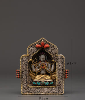 Silver Gold-Plated Ghau Box