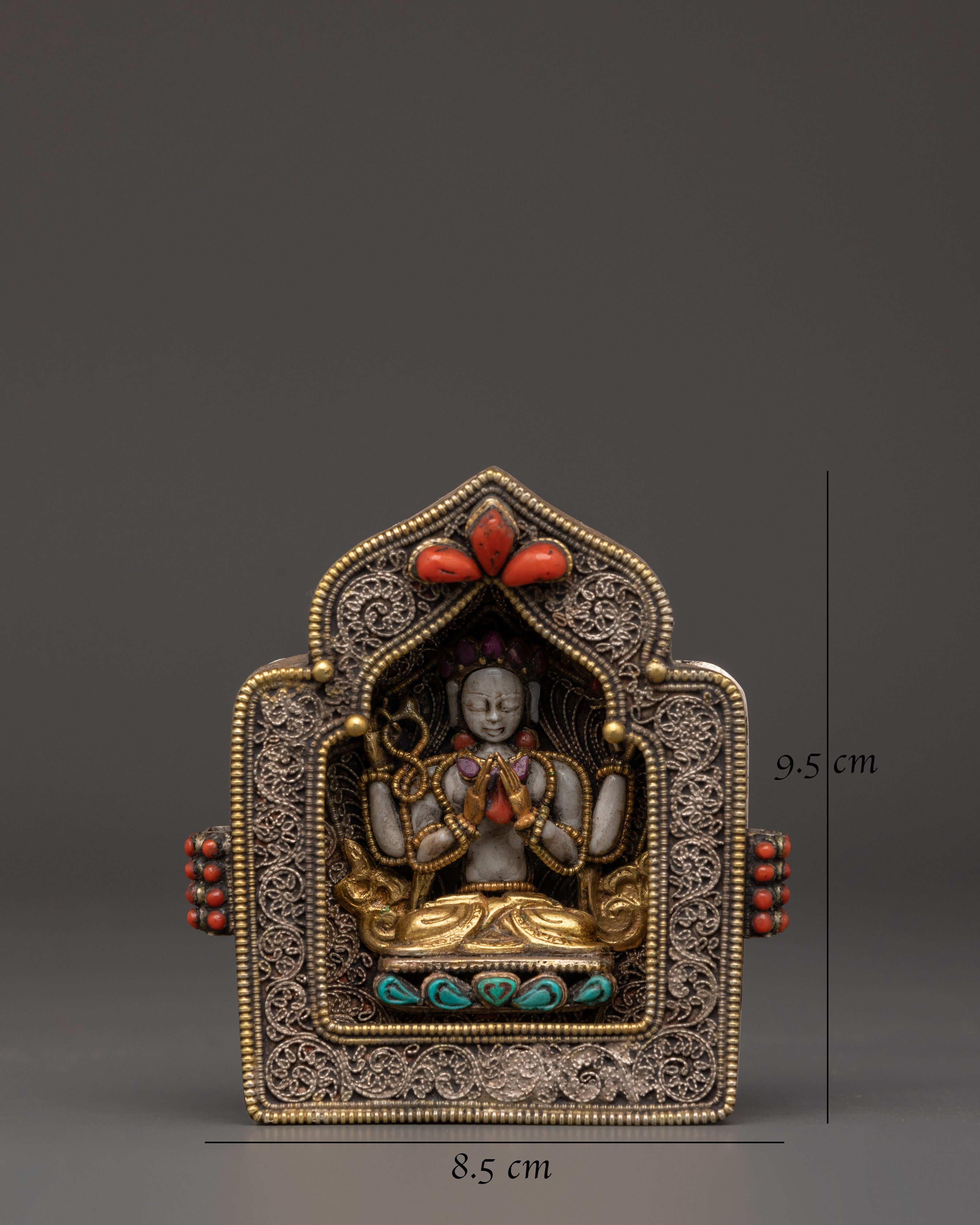 Silver Gold-Plated Ghau Box
