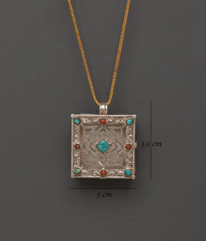 Ghau Box Locket Meditation Jewelry