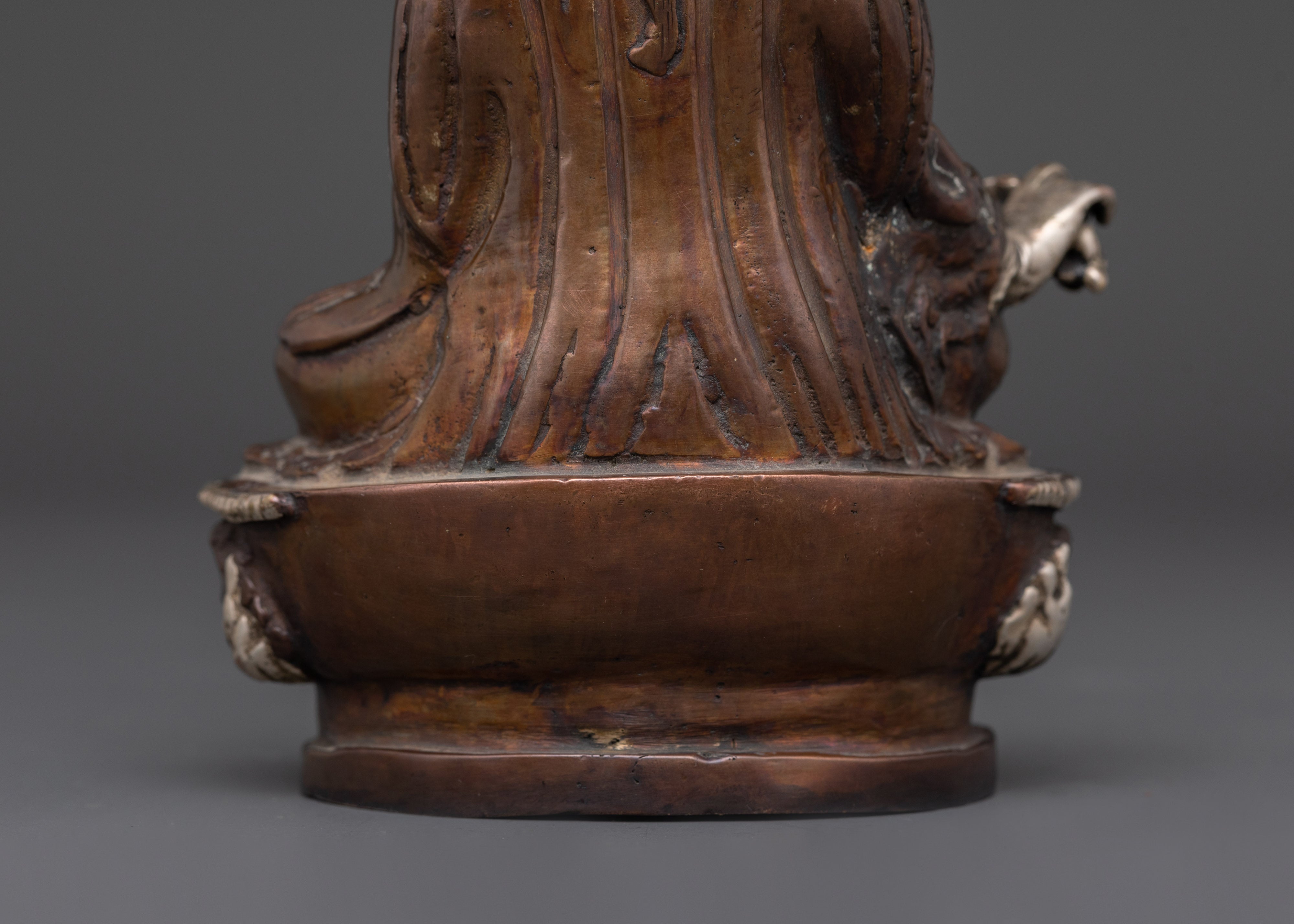 Tibetan Master Guru Rinpoche Figurine for Spiritual Altar Decor