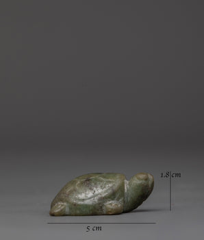 Sacred Jade Tortoise Figurine | For Feng Shui and Healing