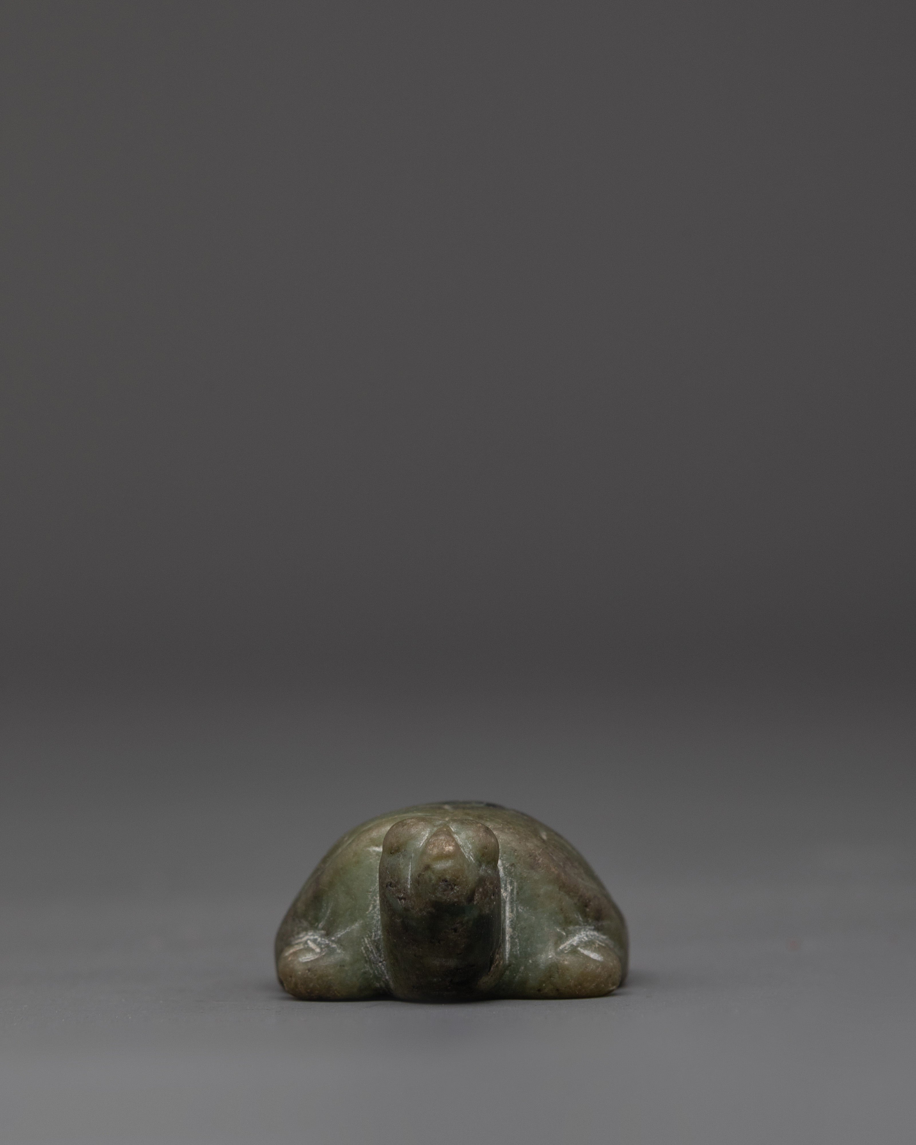 Sacred Jade Tortoise Figurine | For Feng Shui and Healing