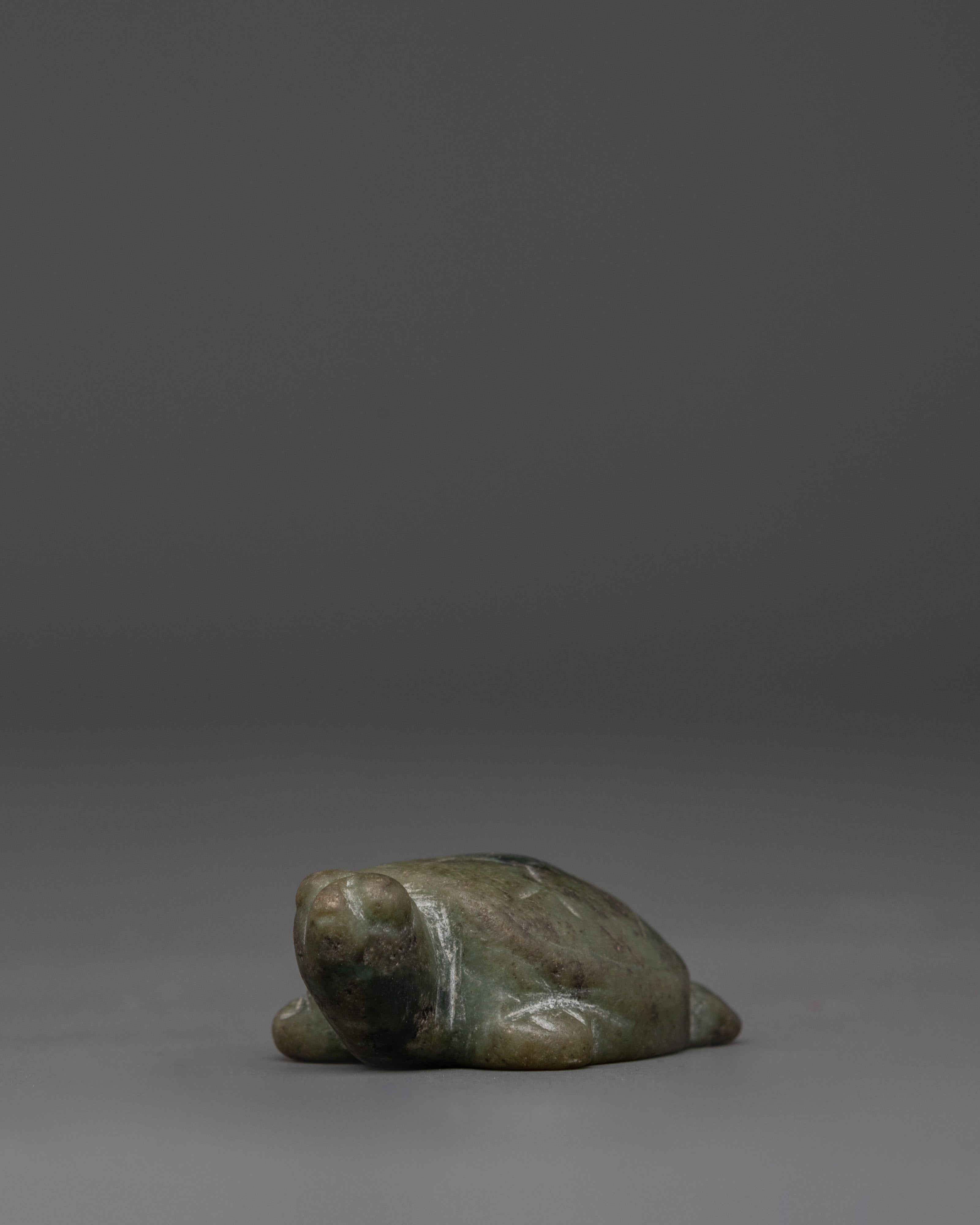 Sacred Jade Tortoise Figurine | For Feng Shui and Healing