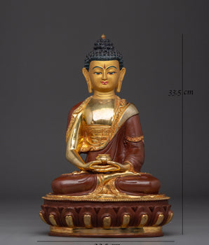 Amitabha Buddha Tibetan Deity of Infinite Light Statue | Buddha of Boundless Compassion
