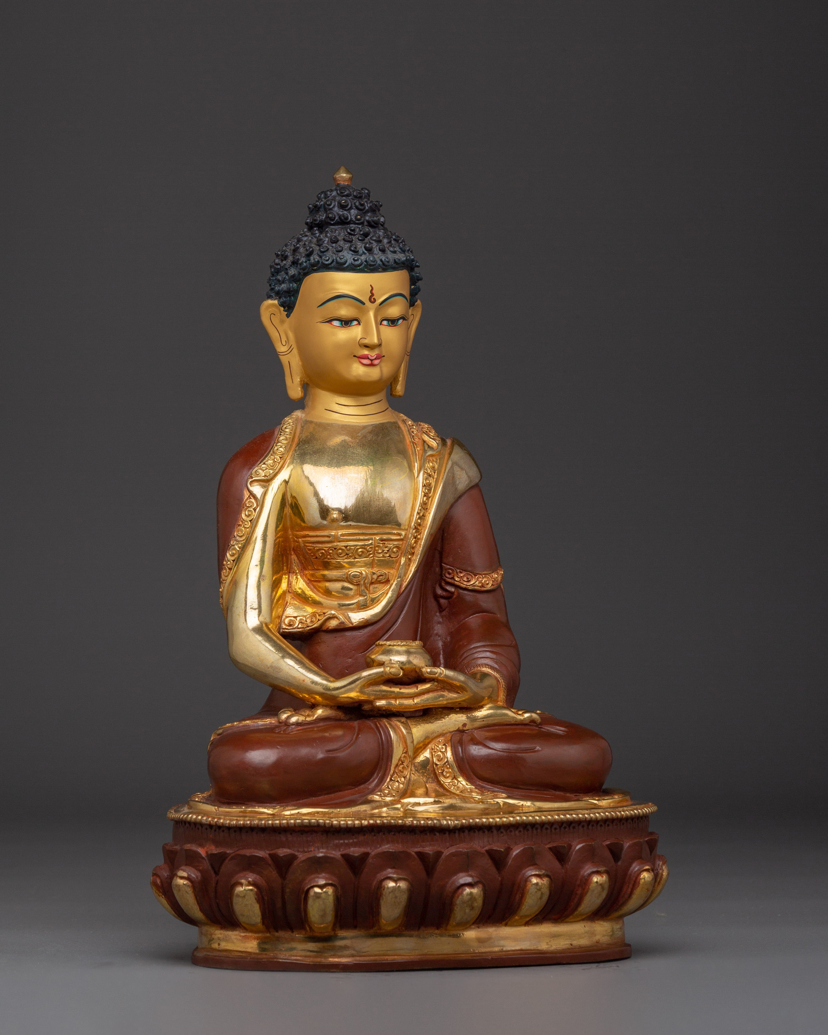Amitabha Buddha Tibetan Deity of Infinite Light Statue | Buddha of Boundless Compassion