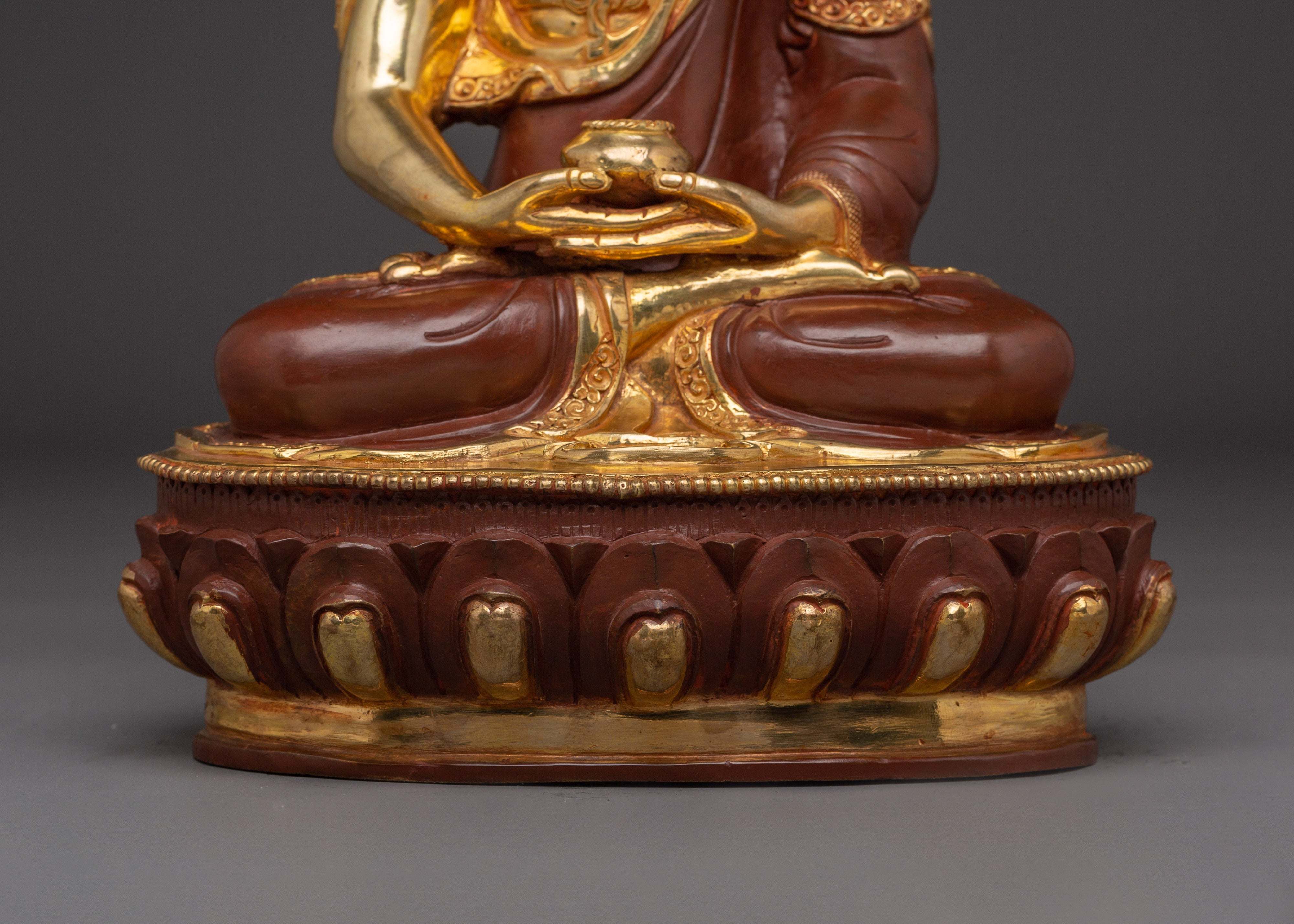 Amitabha Buddha Tibetan Deity of Infinite Light Statue | Buddha of Boundless Compassion