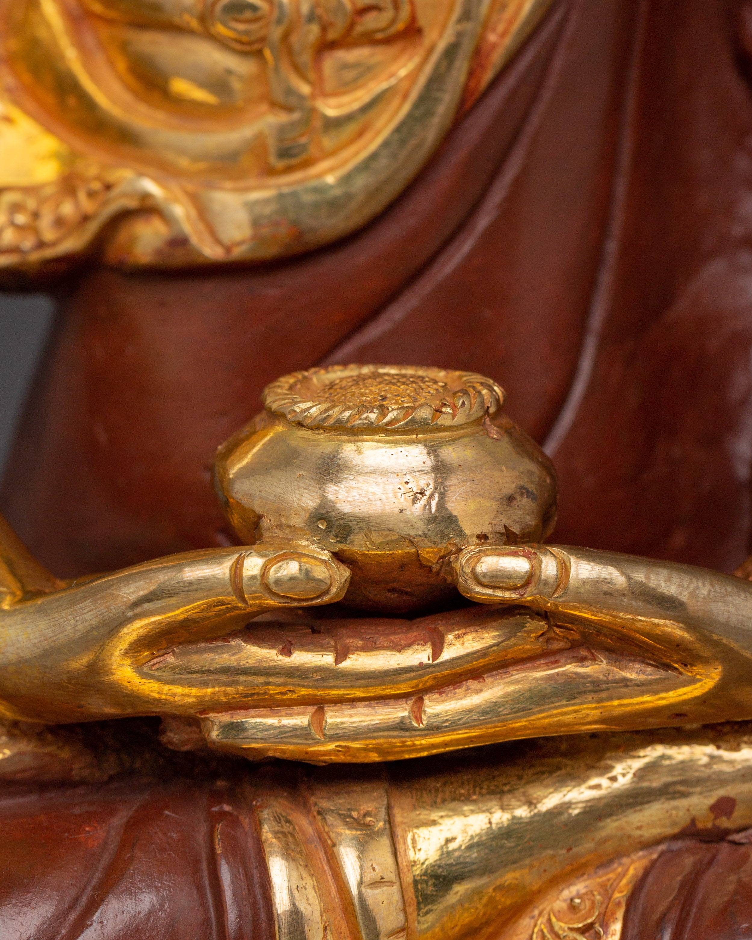 Amitabha Buddha Tibetan Deity of Infinite Light Statue | Buddha of Boundless Compassion