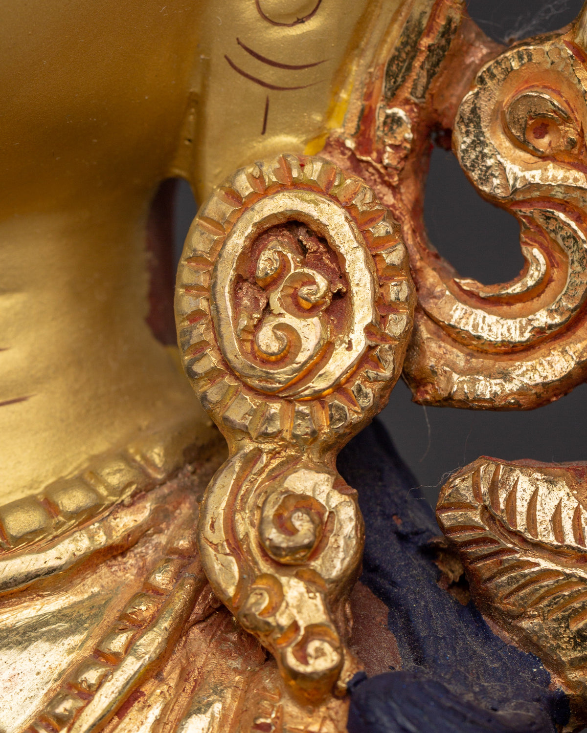 Manjushri Tibetan Wisdom Deity Statue | Traditionally Handcrafted Bodhisattva Statue