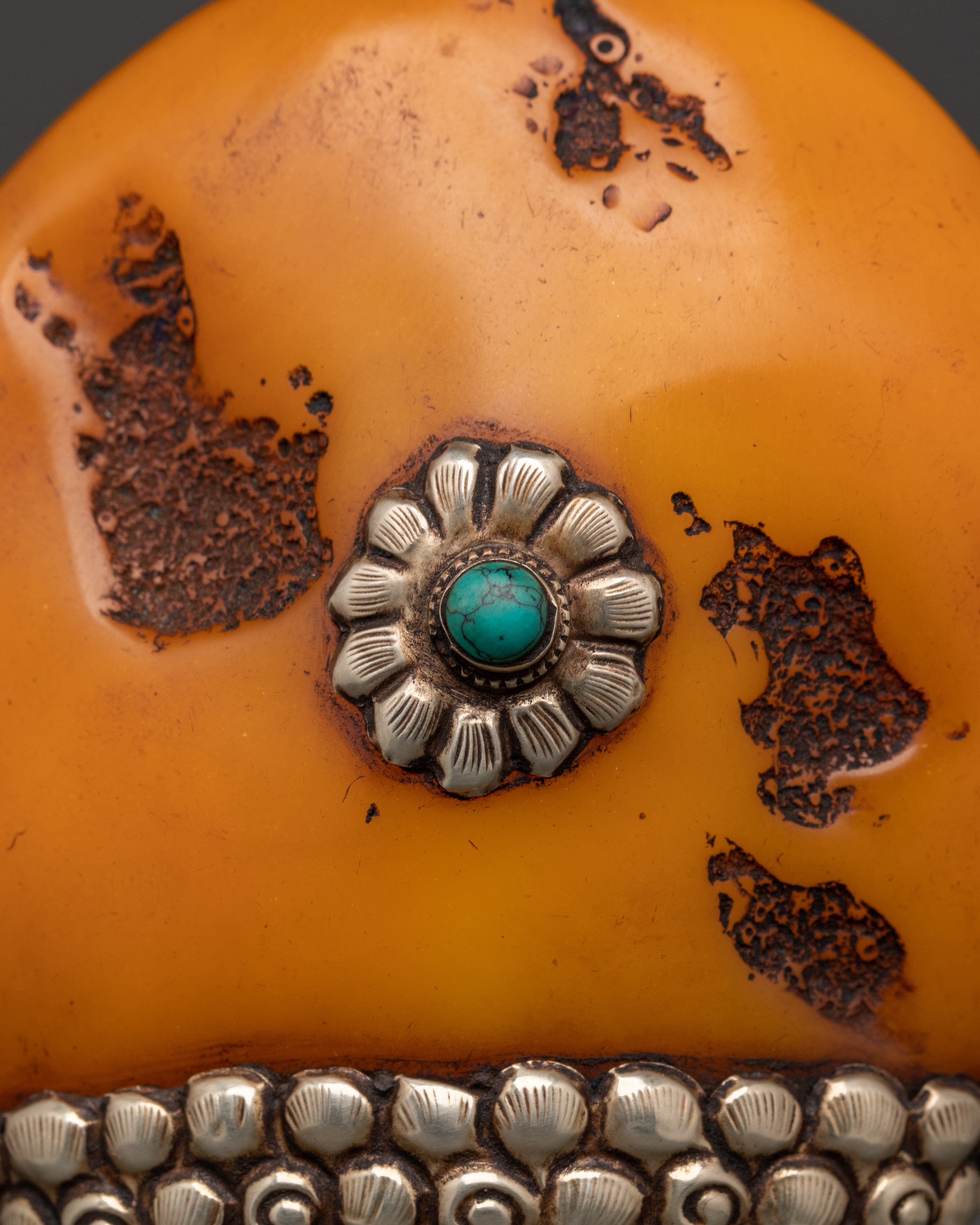 Ceremonial Stamp | Spiritual Stamp with Turquoise