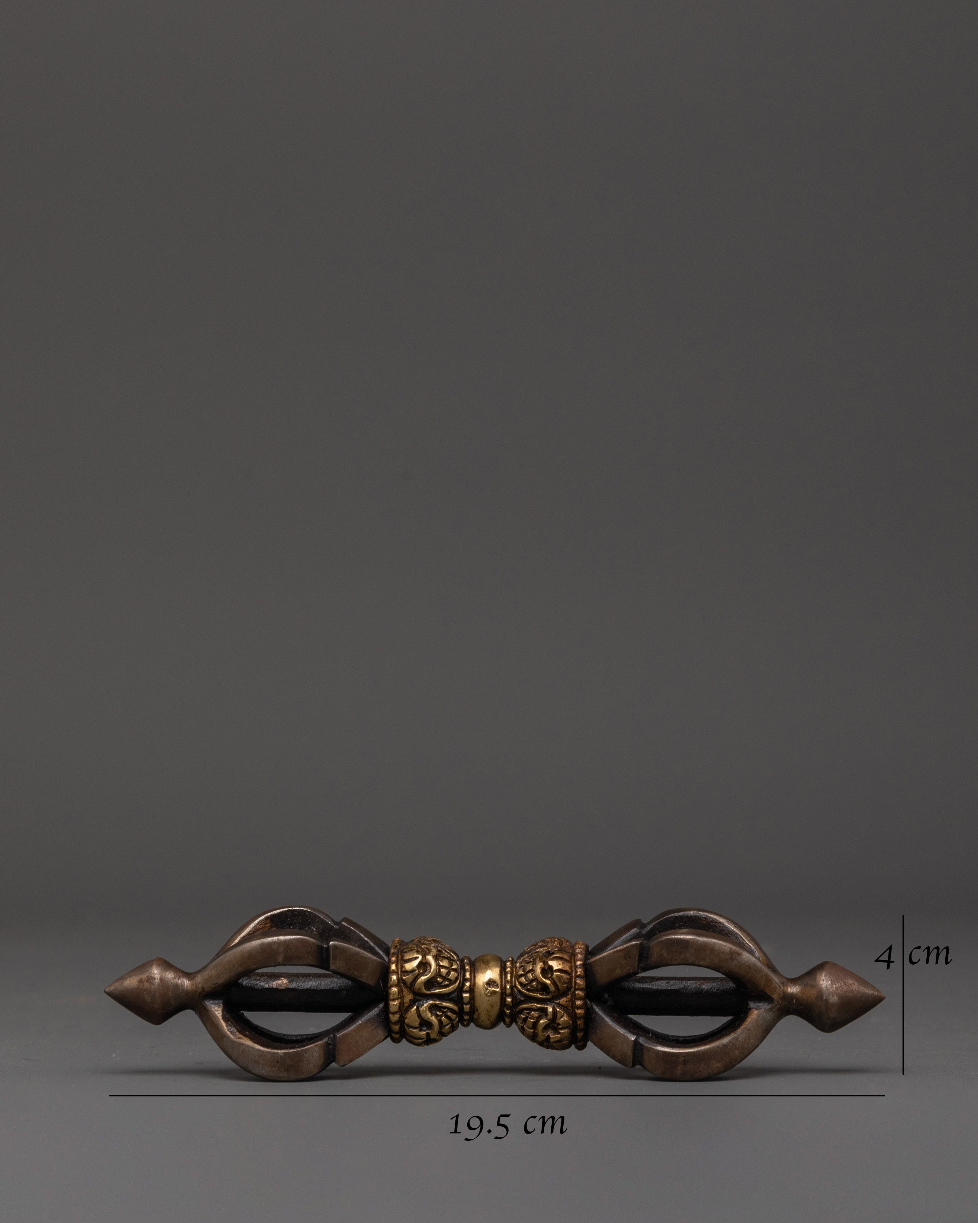 Enlightenment Thunder Vajra | Sacred Brass Iron Dorje for Spiritual Power