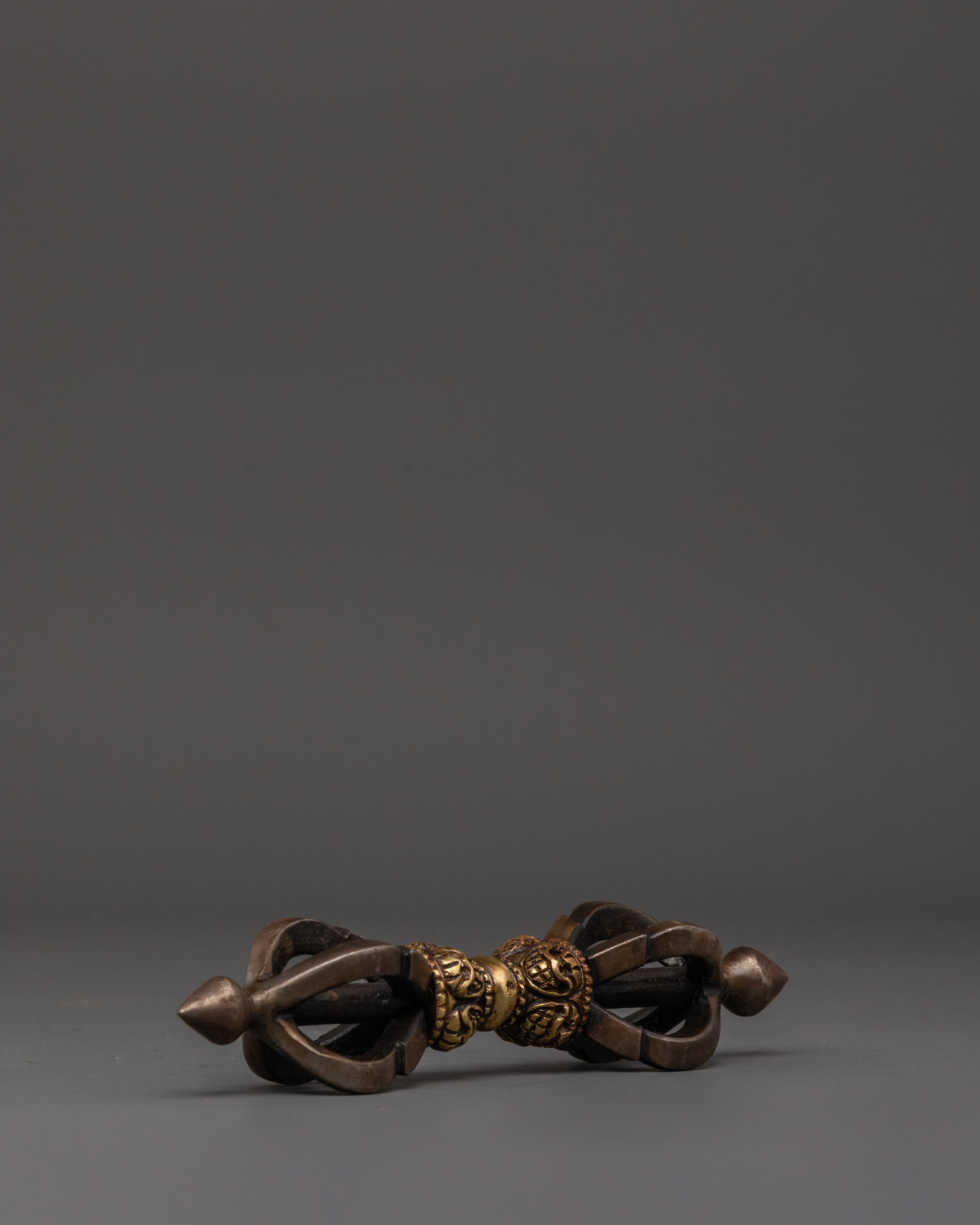 Enlightenment Thunder Vajra | Sacred Brass Iron Dorje for Spiritual Power