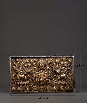 Handcrafted Tibetan Wall Hanging | Sacred Buddhist Decor