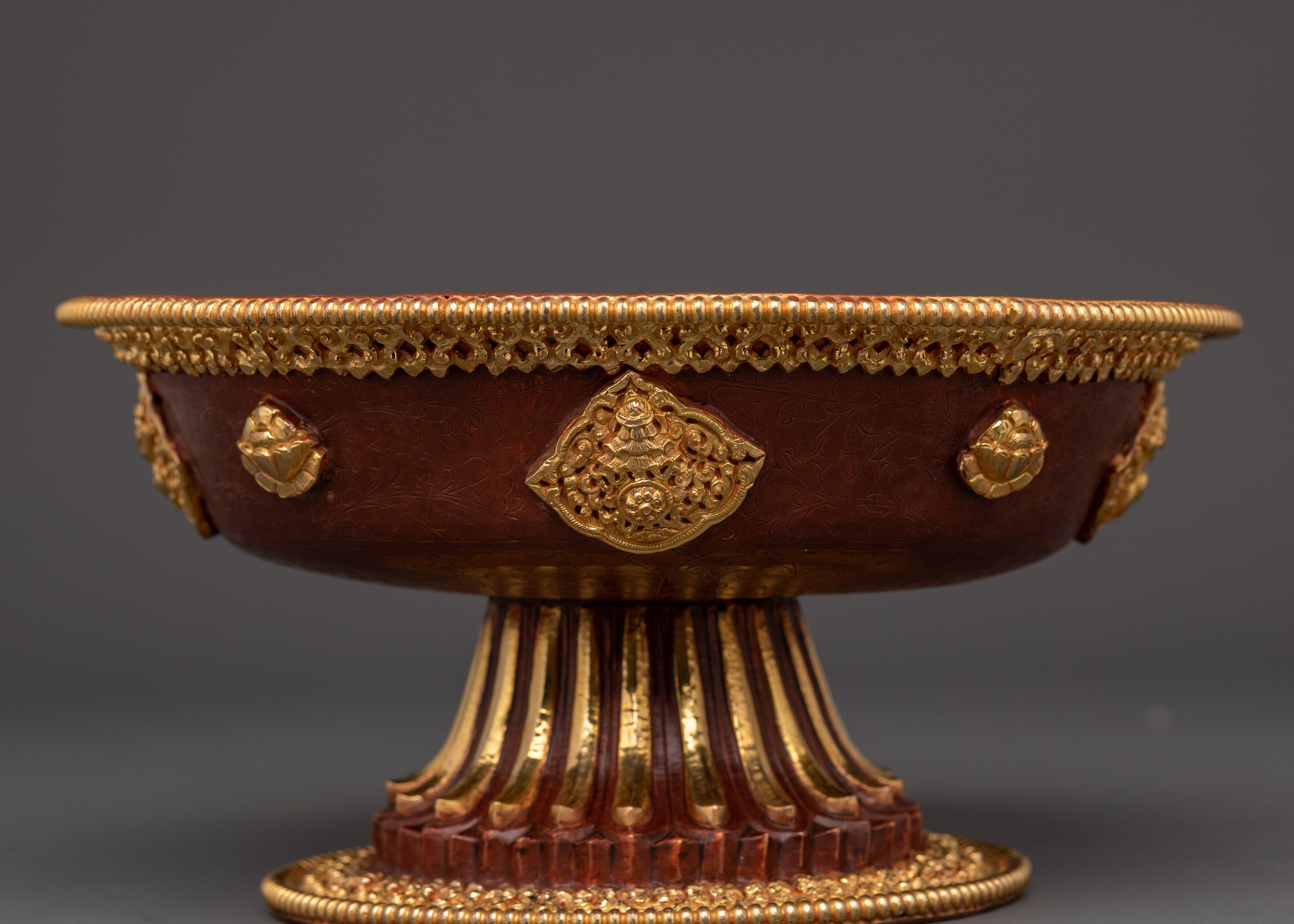 Himalayan Ceremonial Serkyem Set for Tibetan Buddhist Rituals