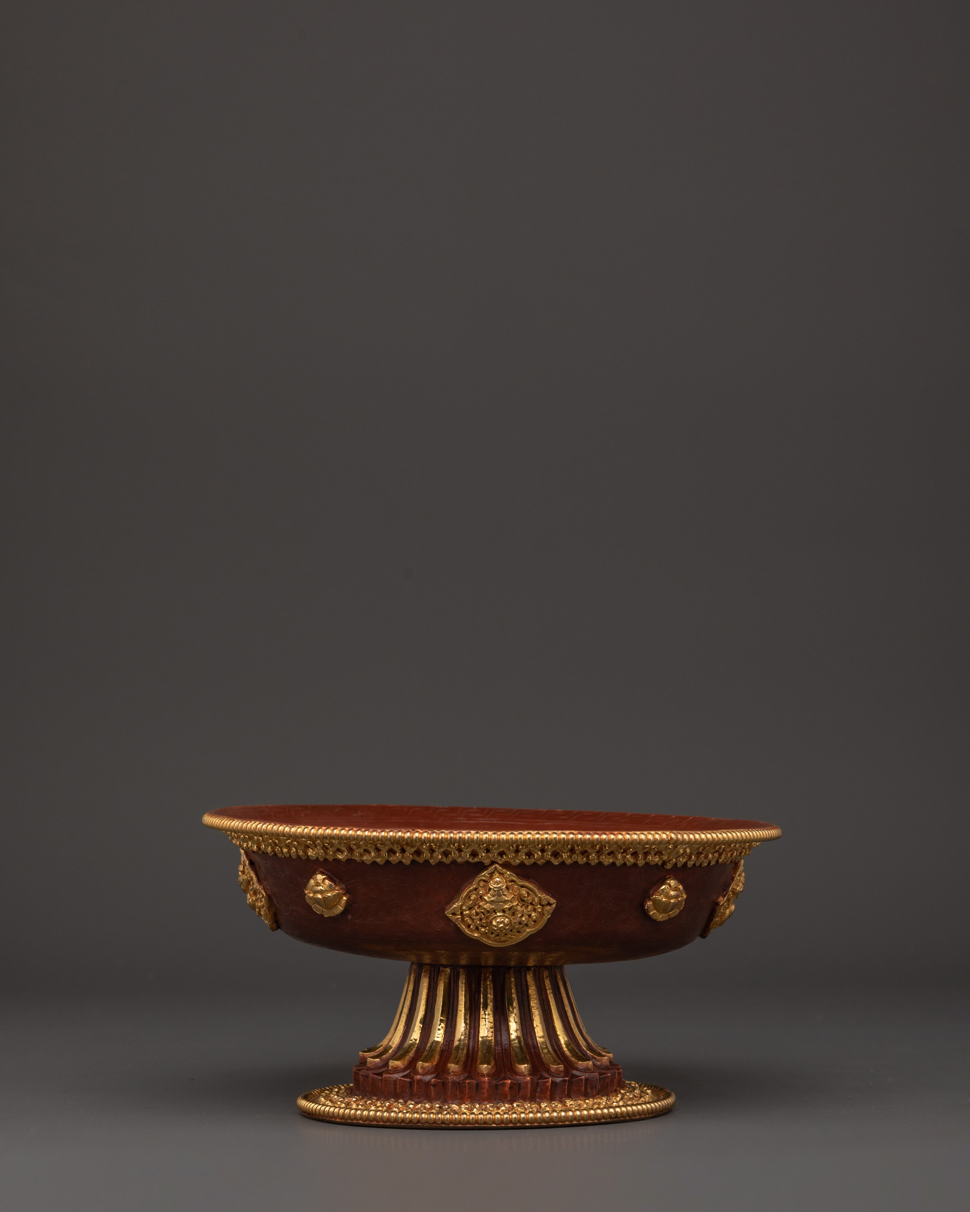 Himalayan Ceremonial Serkyem Set for Tibetan Buddhist Rituals