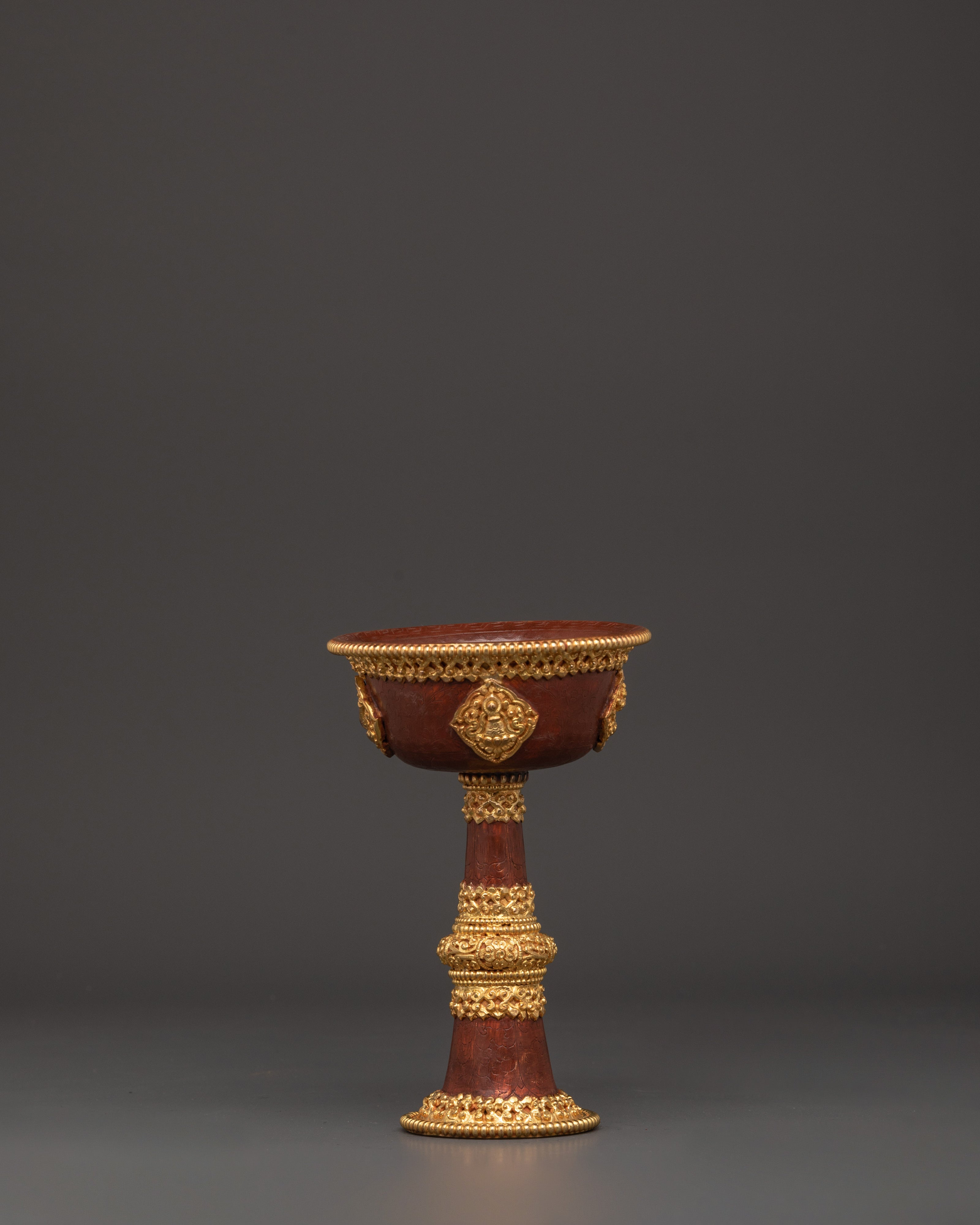 Himalayan Ceremonial Serkyem Set for Tibetan Buddhist Rituals