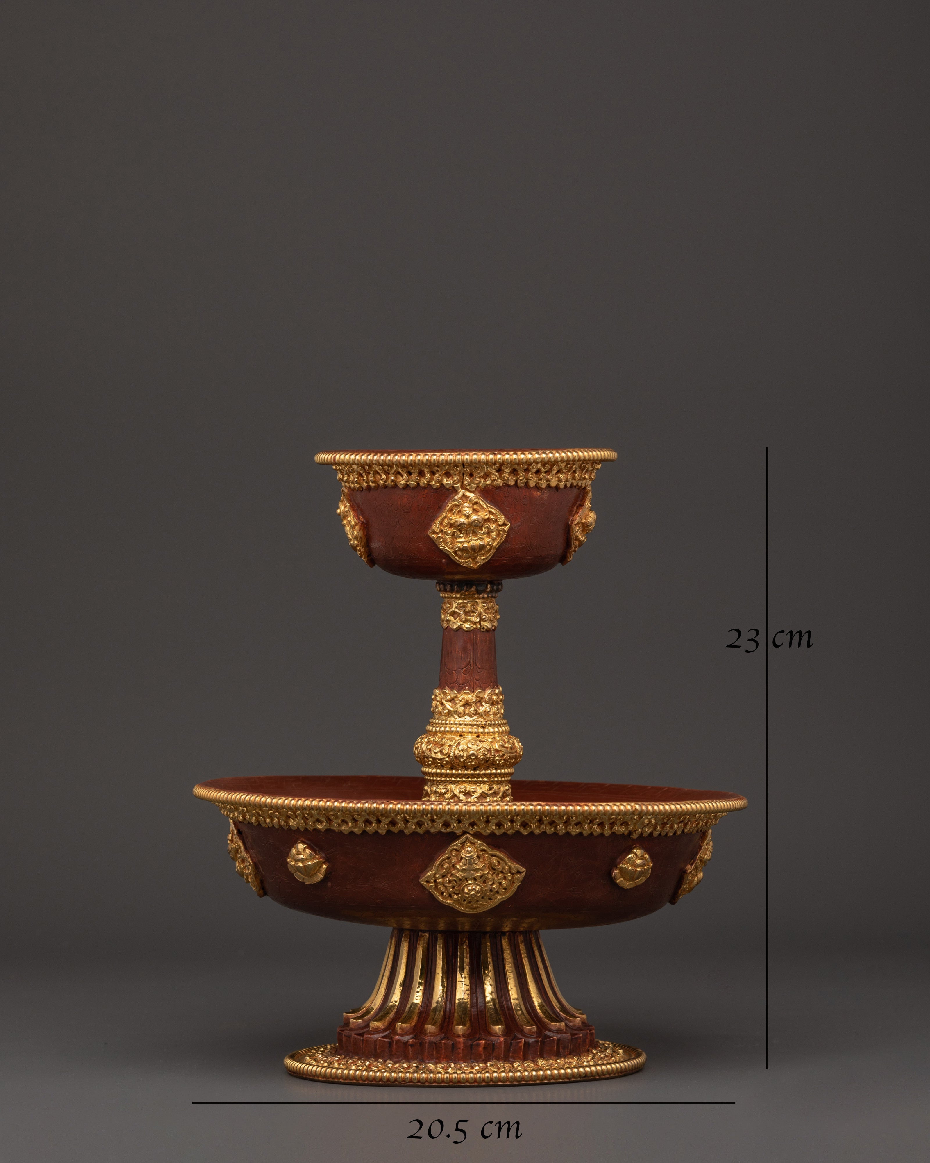 Himalayan Ceremonial Serkyem Set for Tibetan Buddhist Rituals