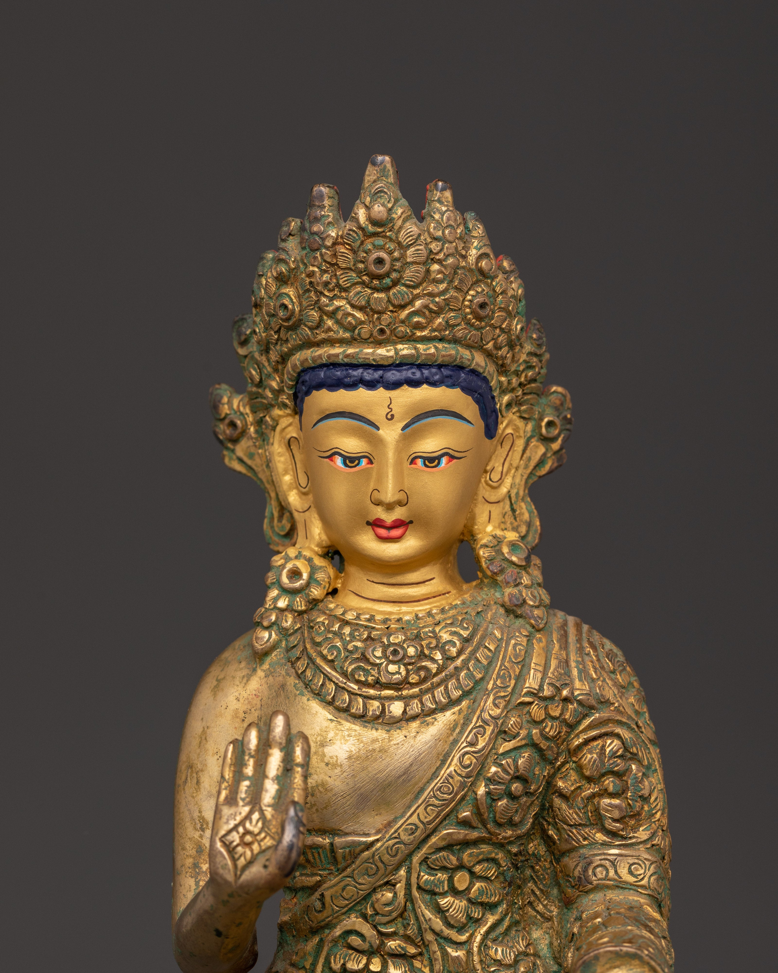 Handcrafted Dipankara Buddha Statue | For Meditation Spaces & Spiritual Interiors