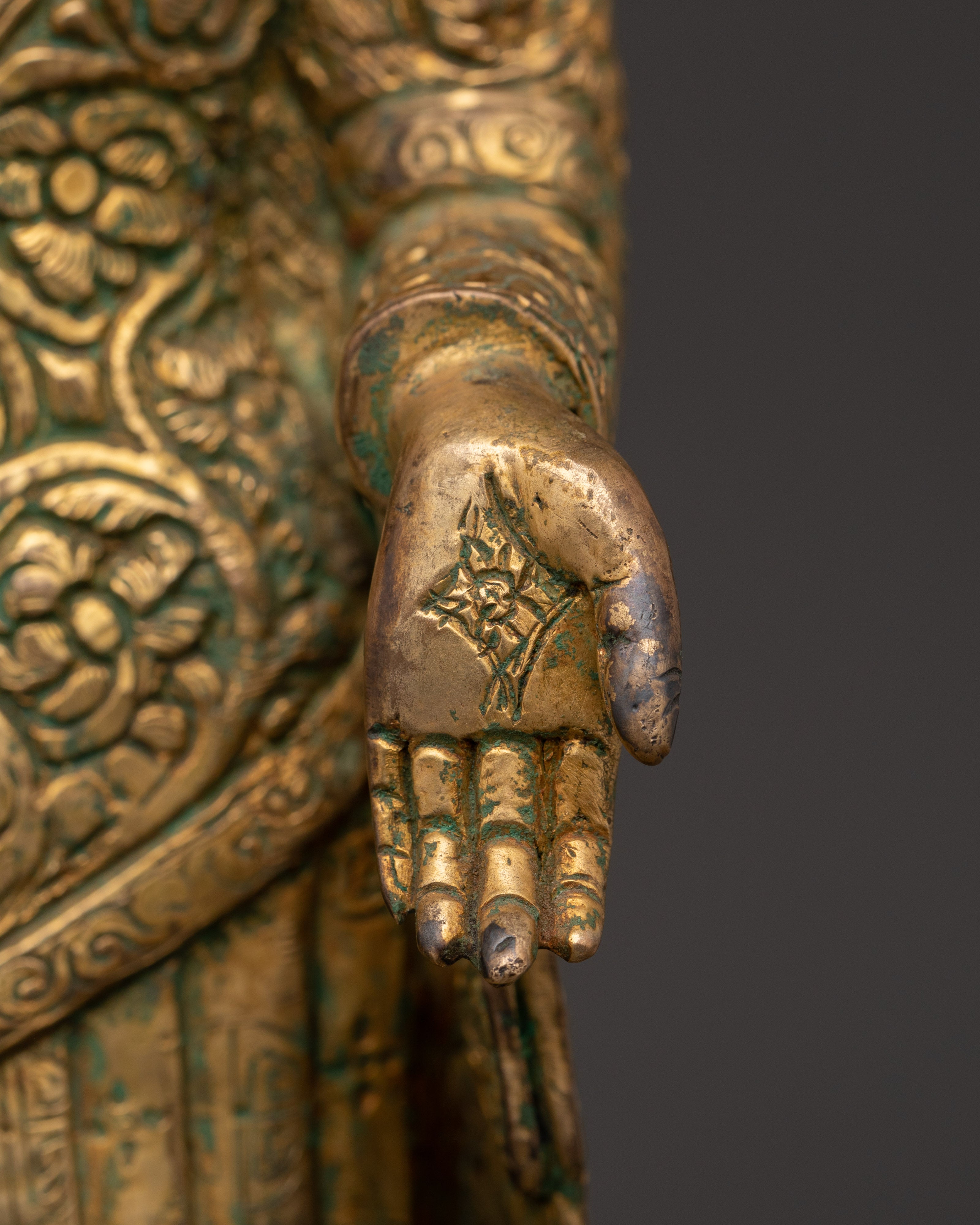 Handcrafted Dipankara Buddha Statue | For Meditation Spaces & Spiritual Interiors