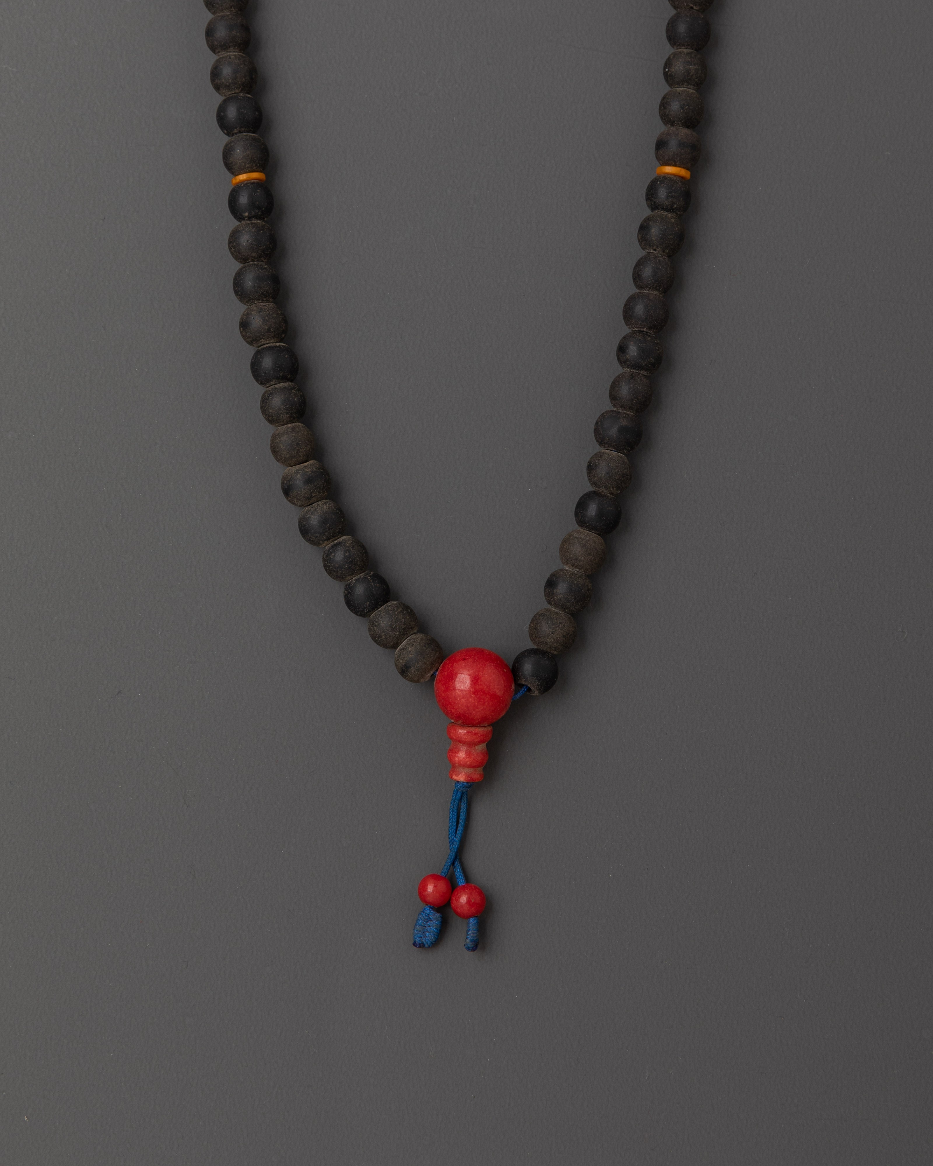 Buddhist Prayer Mala Beads Necklace for Meditation