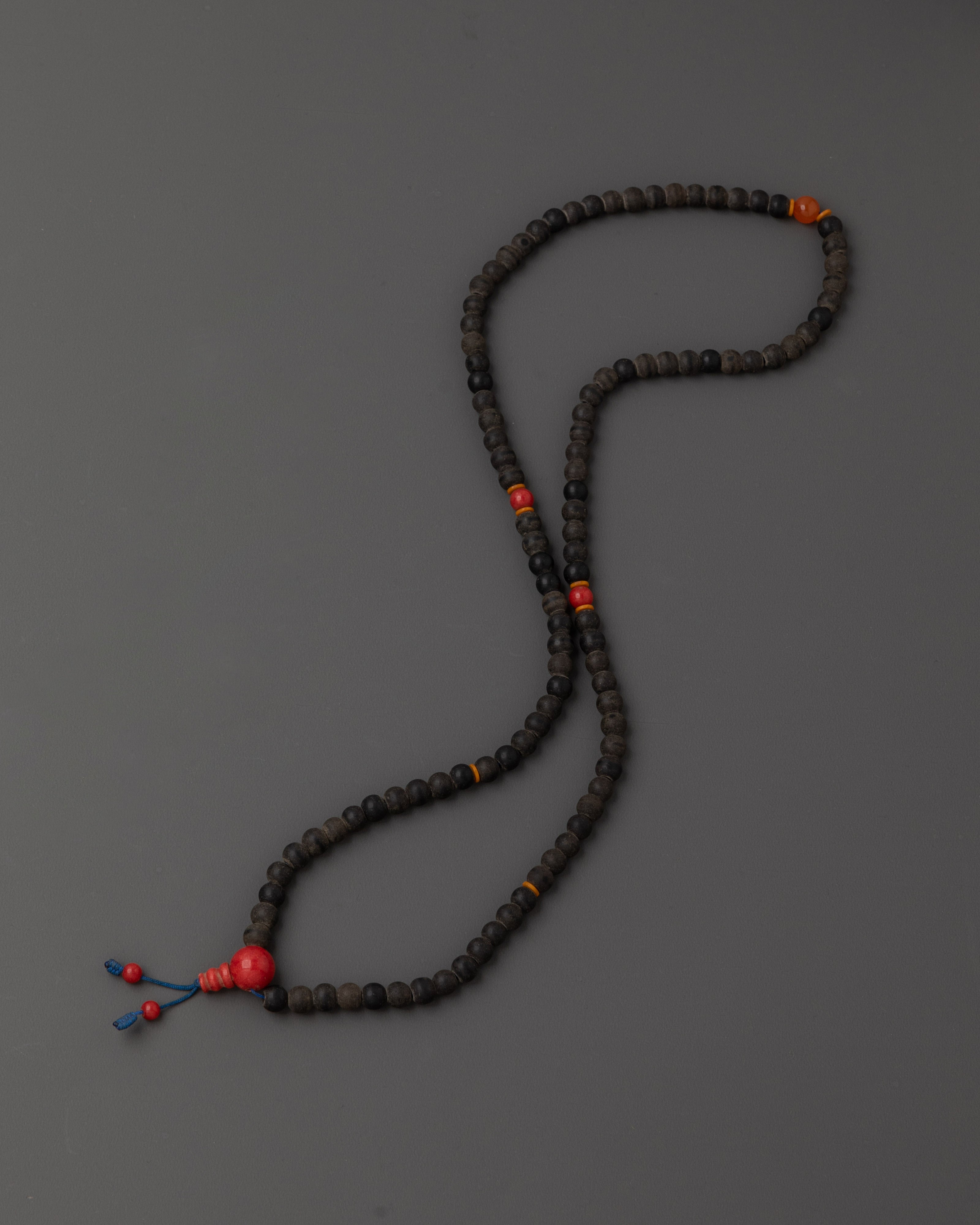 Buddhist Prayer Mala Beads Necklace for Meditation