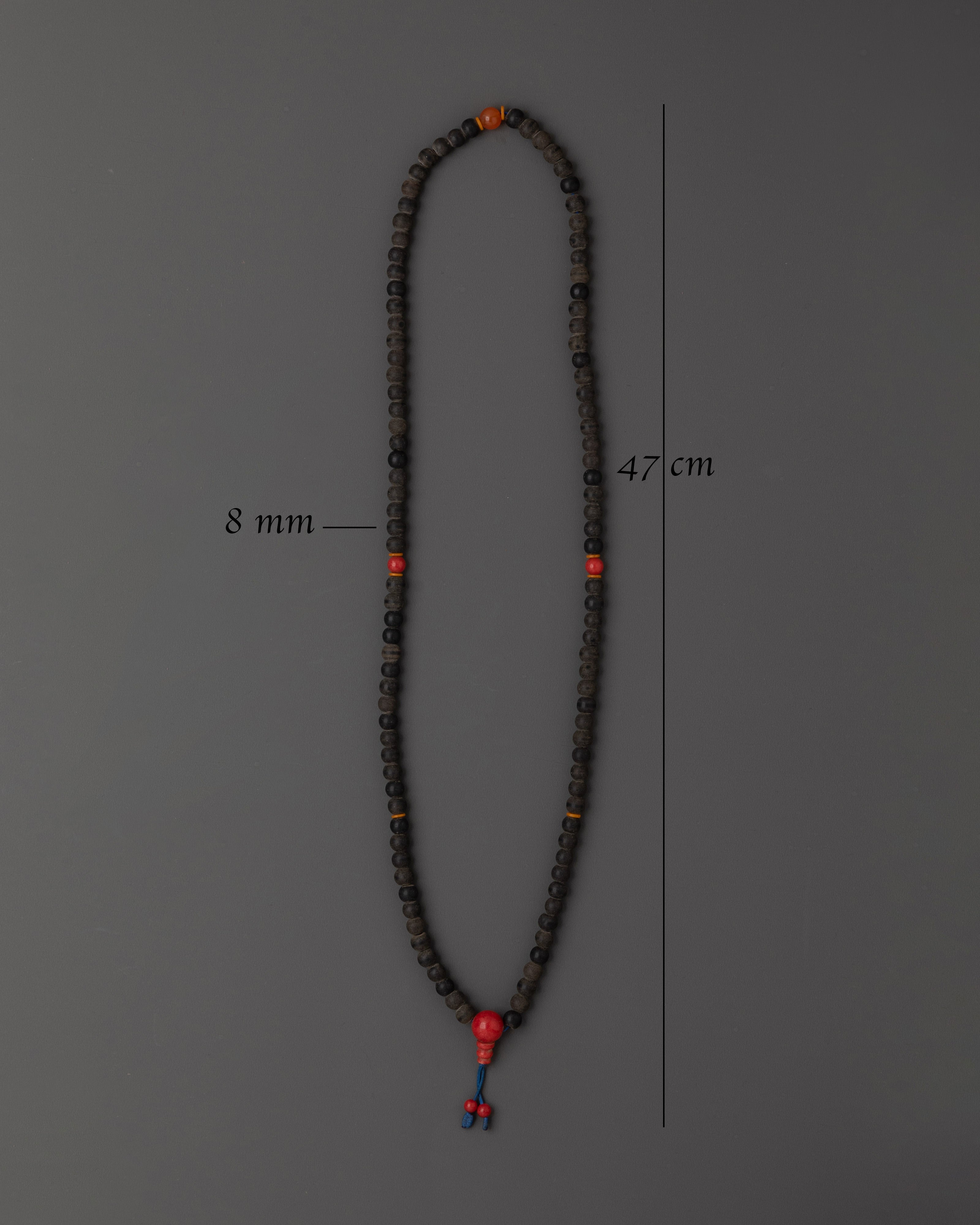 Buddhist Prayer Mala Beads Necklace for Meditation