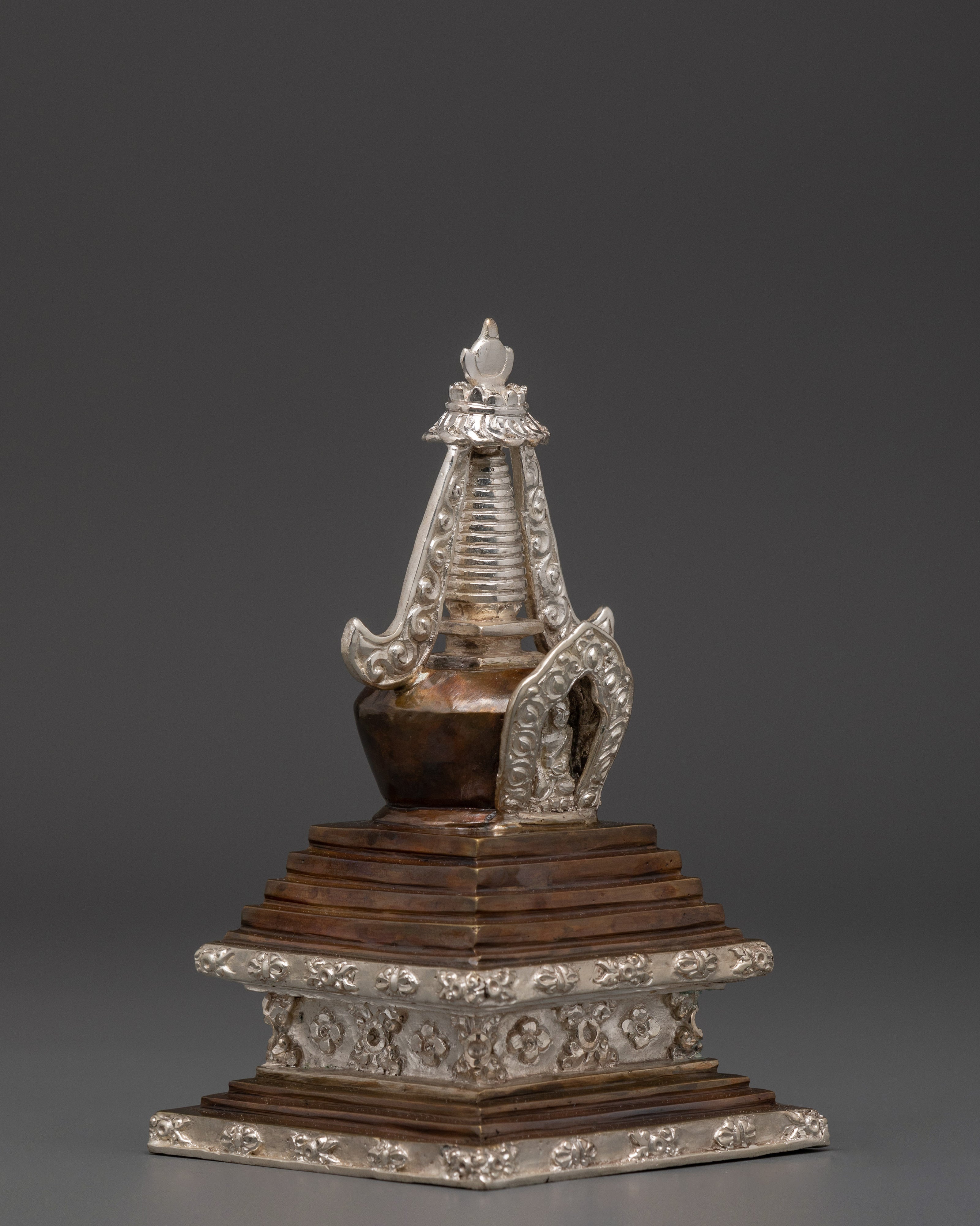 Tibetan Stupa Symbol of Enlightenment | Traditional Tibetan Stupa for Spiritual Altars