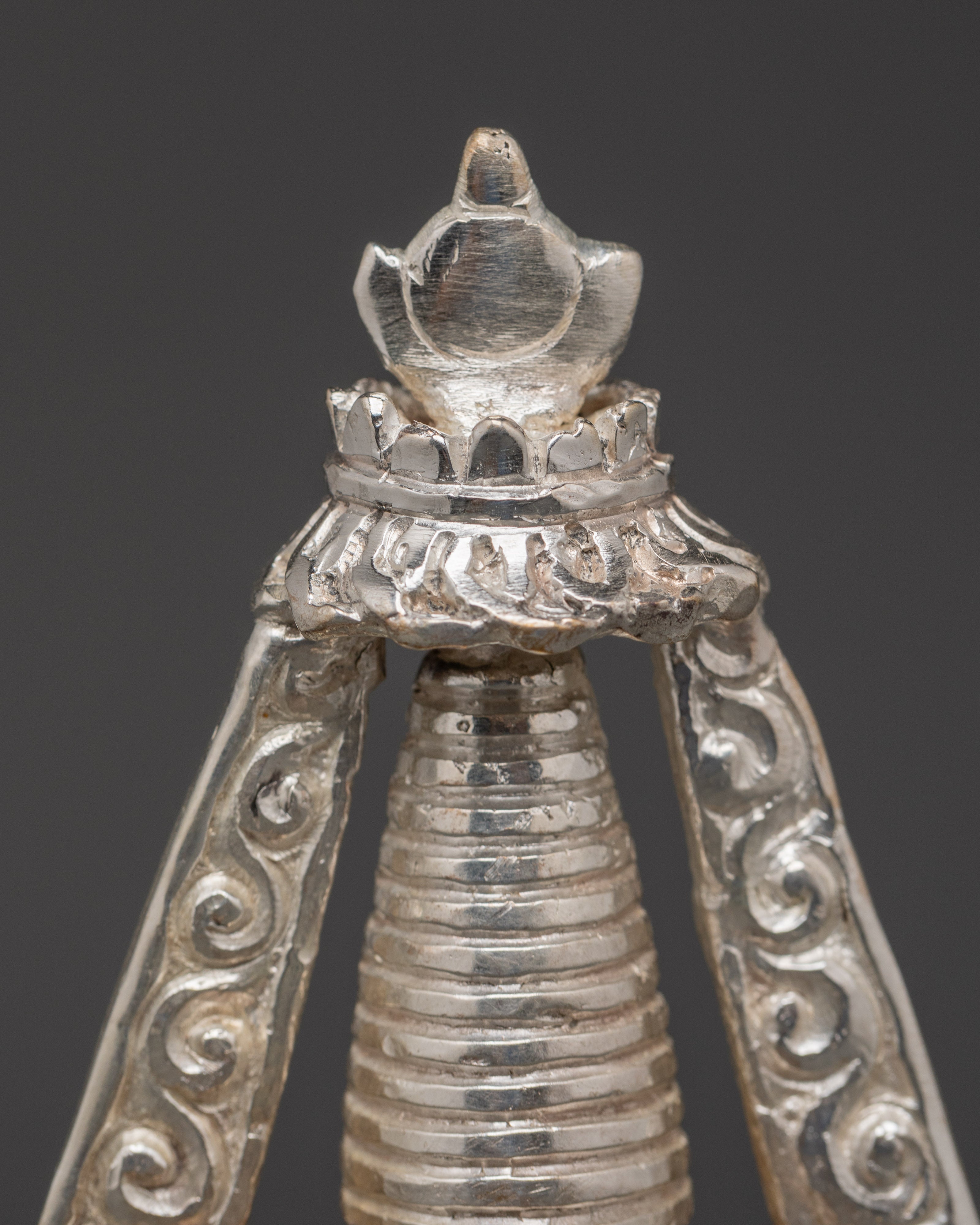 Tibetan Stupa Symbol of Enlightenment | Traditional Tibetan Stupa for Spiritual Altars