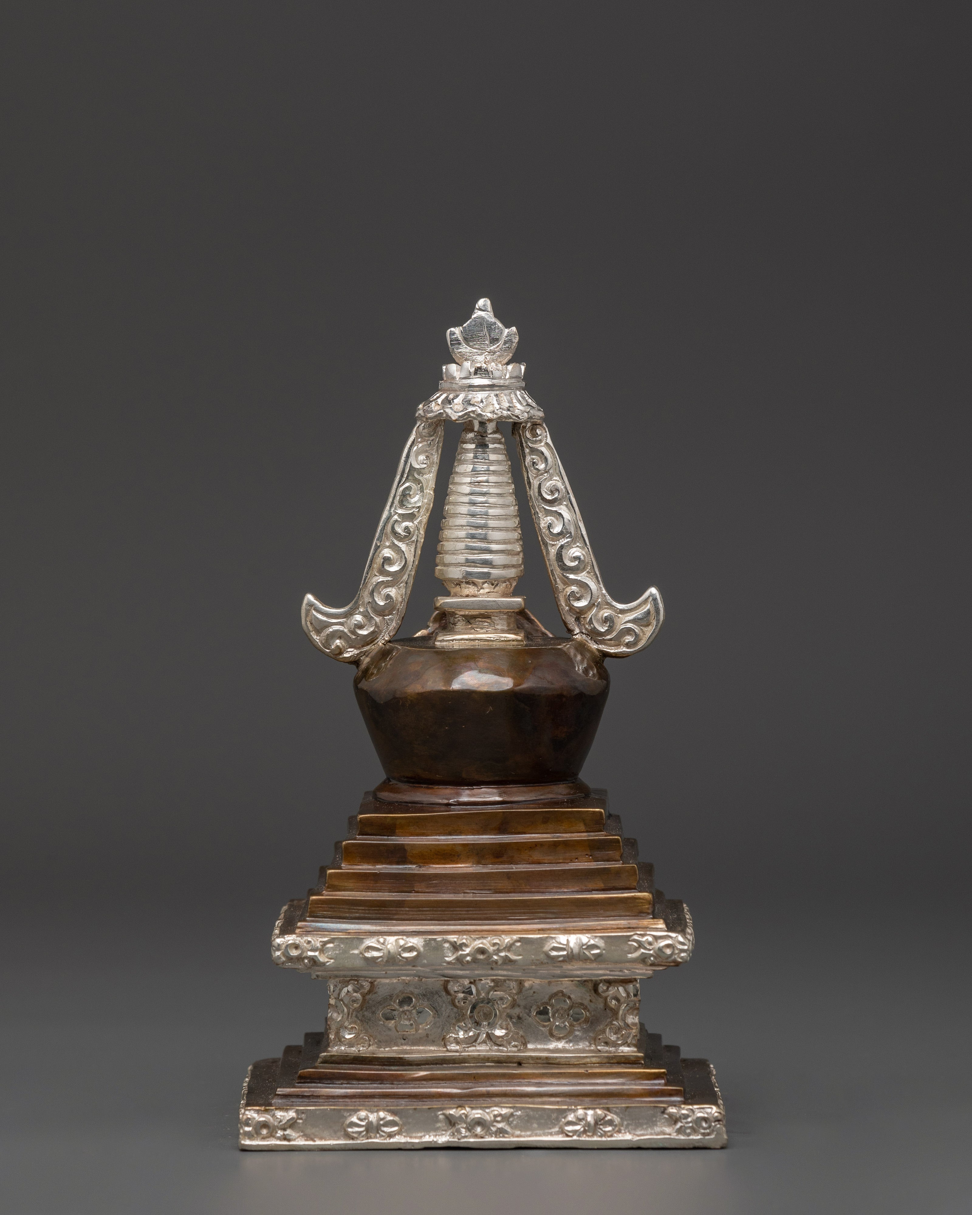 Tibetan Stupa Symbol of Enlightenment | Traditional Tibetan Stupa for Spiritual Altars
