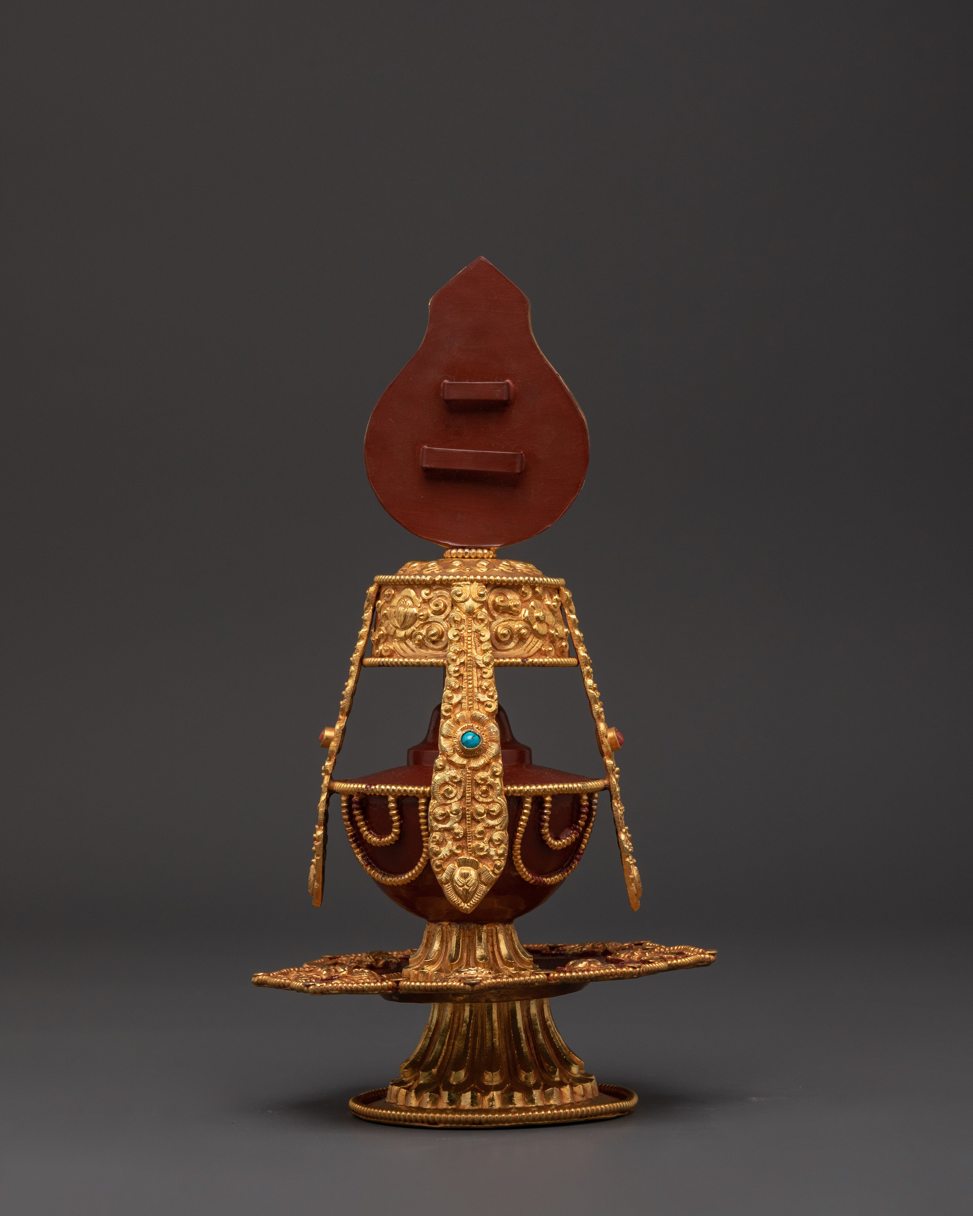 Tibetan Longlife Vase | Symbol of Longevity and Blessings