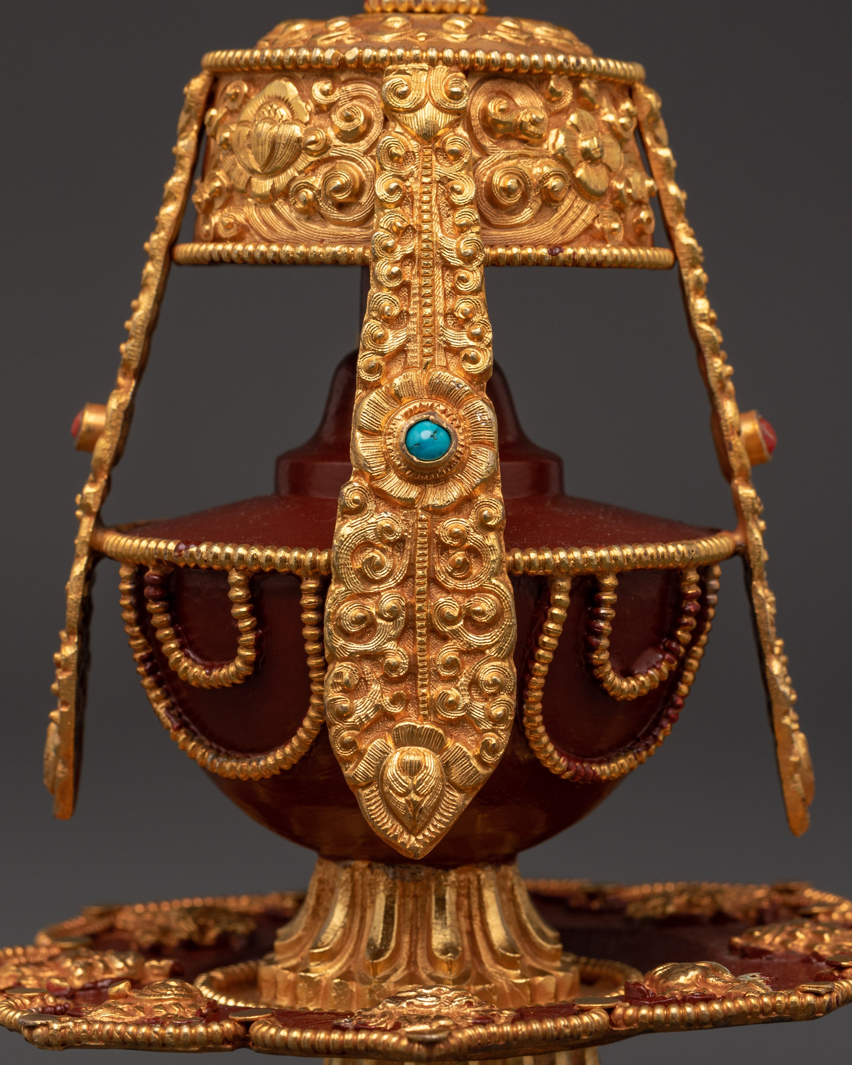 Tibetan Longlife Vase | Symbol of Longevity and Blessings