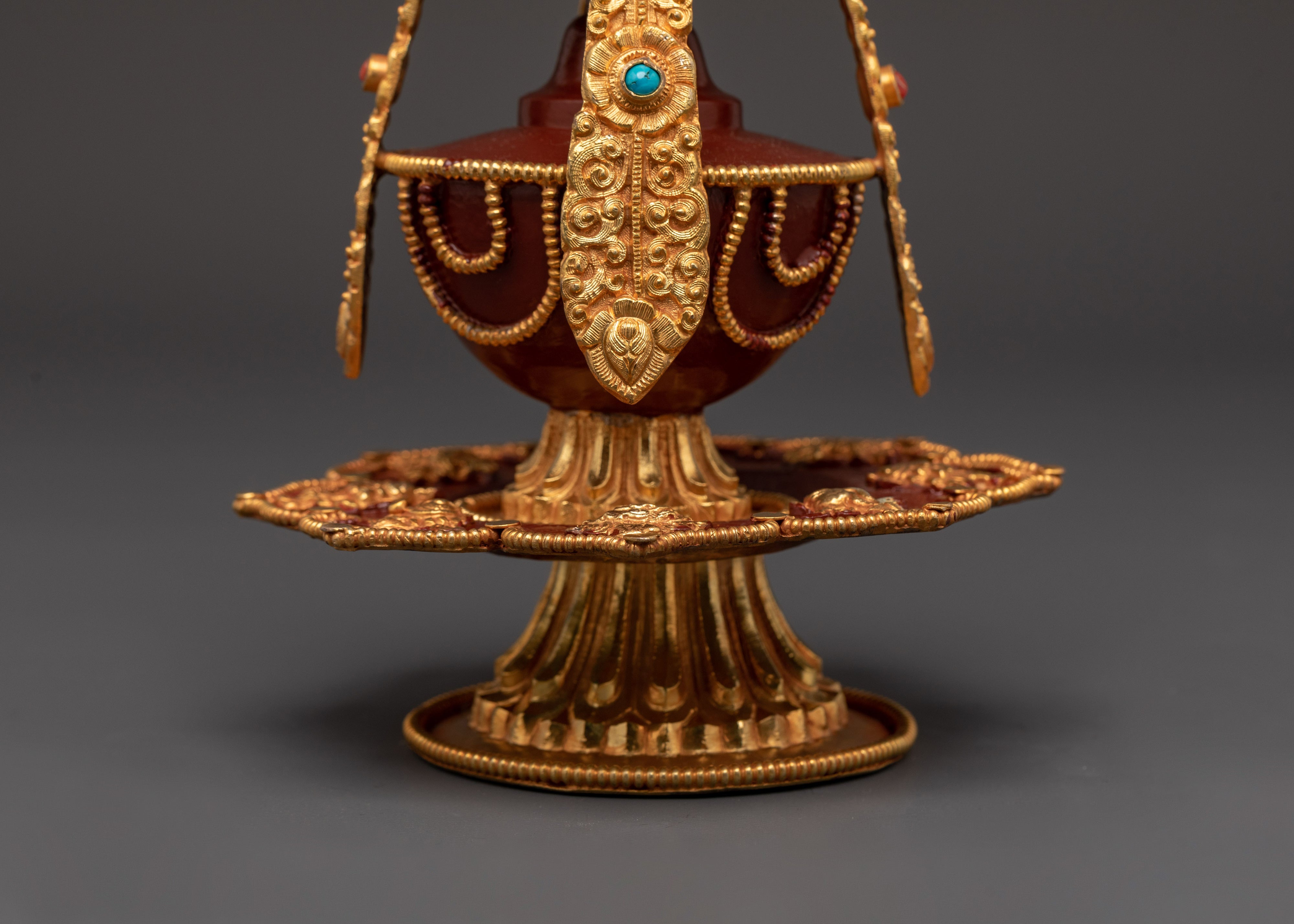 Tibetan Longlife Vase | Symbol of Longevity and Blessings