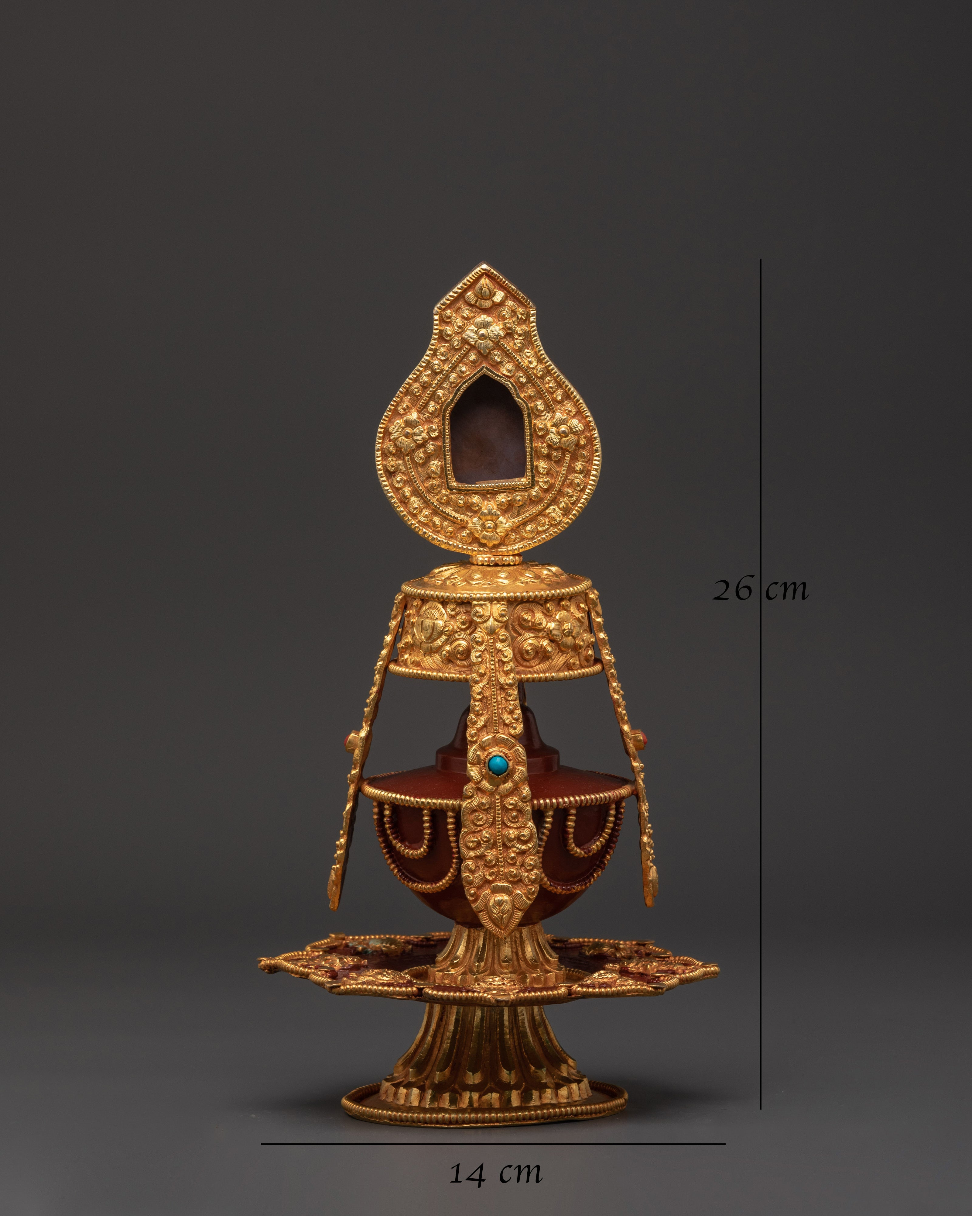 Tibetan Longlife Vase | Symbol of Longevity and Blessings