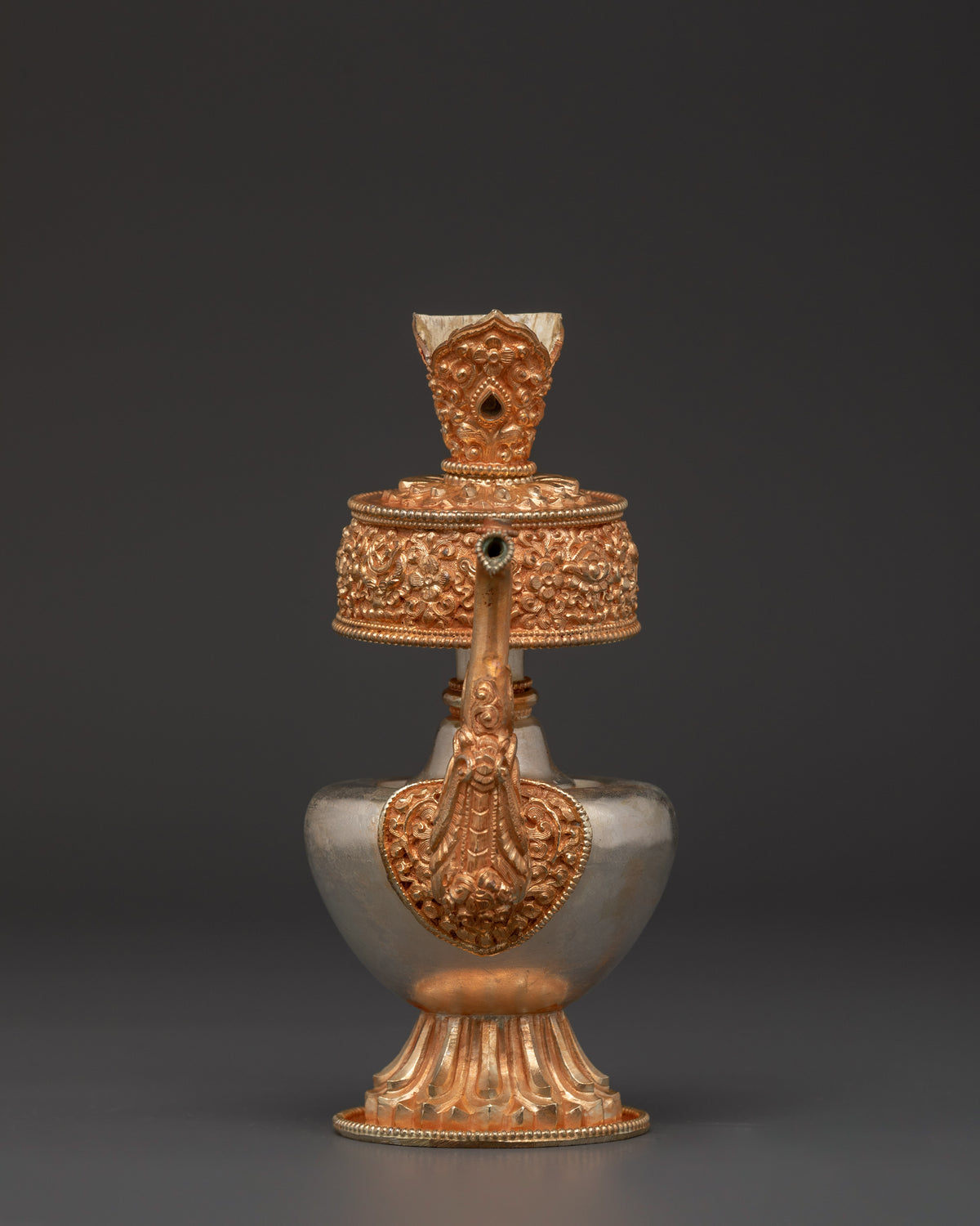 Handcrafted Bhumpa Ritual Vase | Buddhist Ritual Offering Vessel