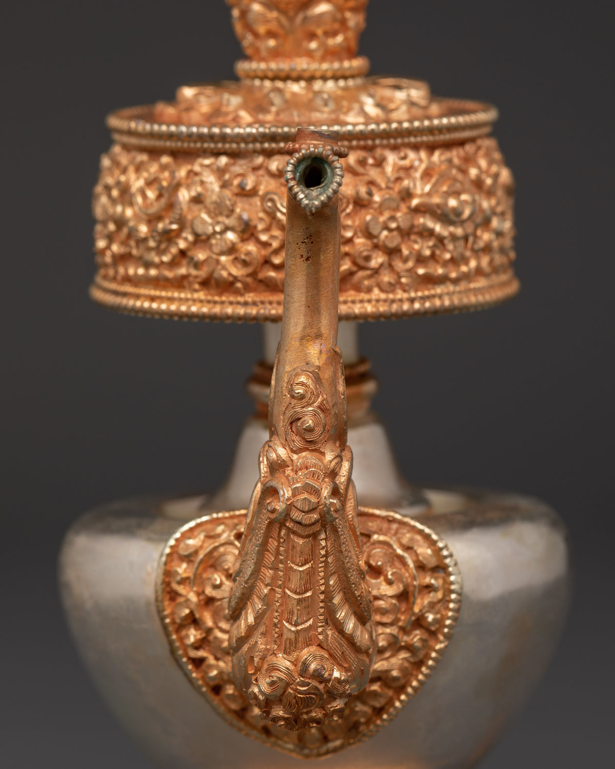 Handcrafted Bhumpa Ritual Vase | Buddhist Ritual Offering Vessel