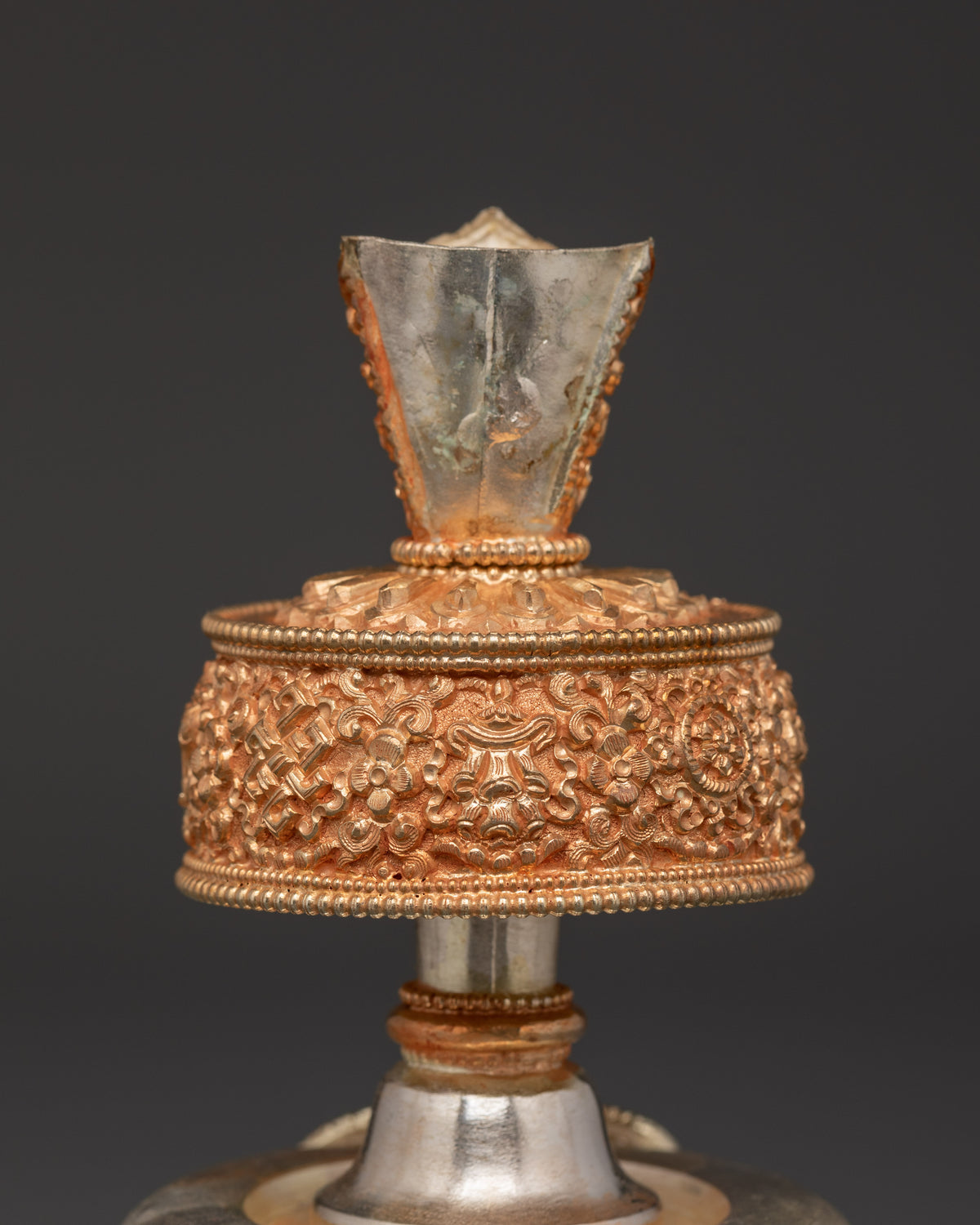 Handcrafted Bhumpa Ritual Vase | Buddhist Ritual Offering Vessel