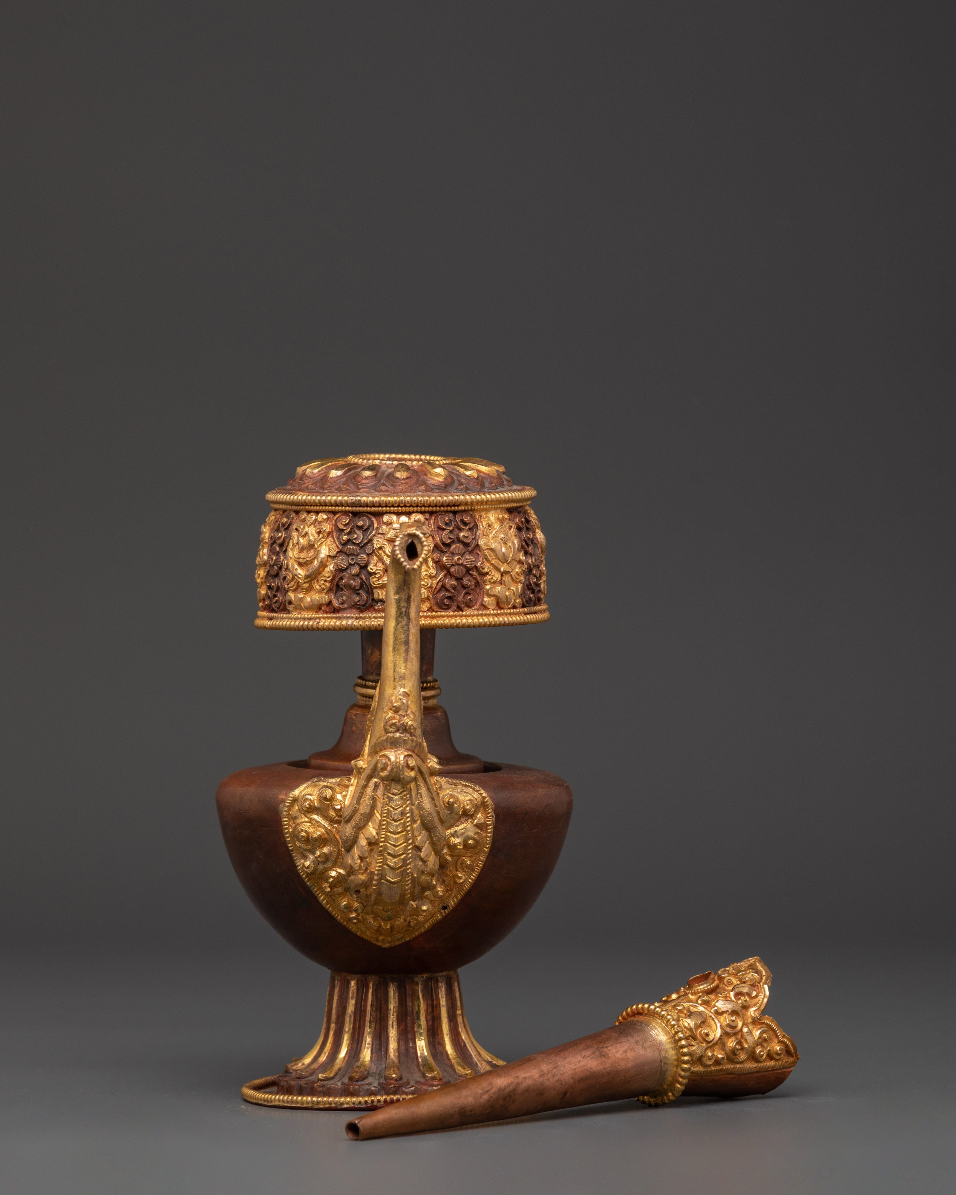 Bhumba Tibetan Offering Vase | Traditional Ritual Water Offering Ritual Tool