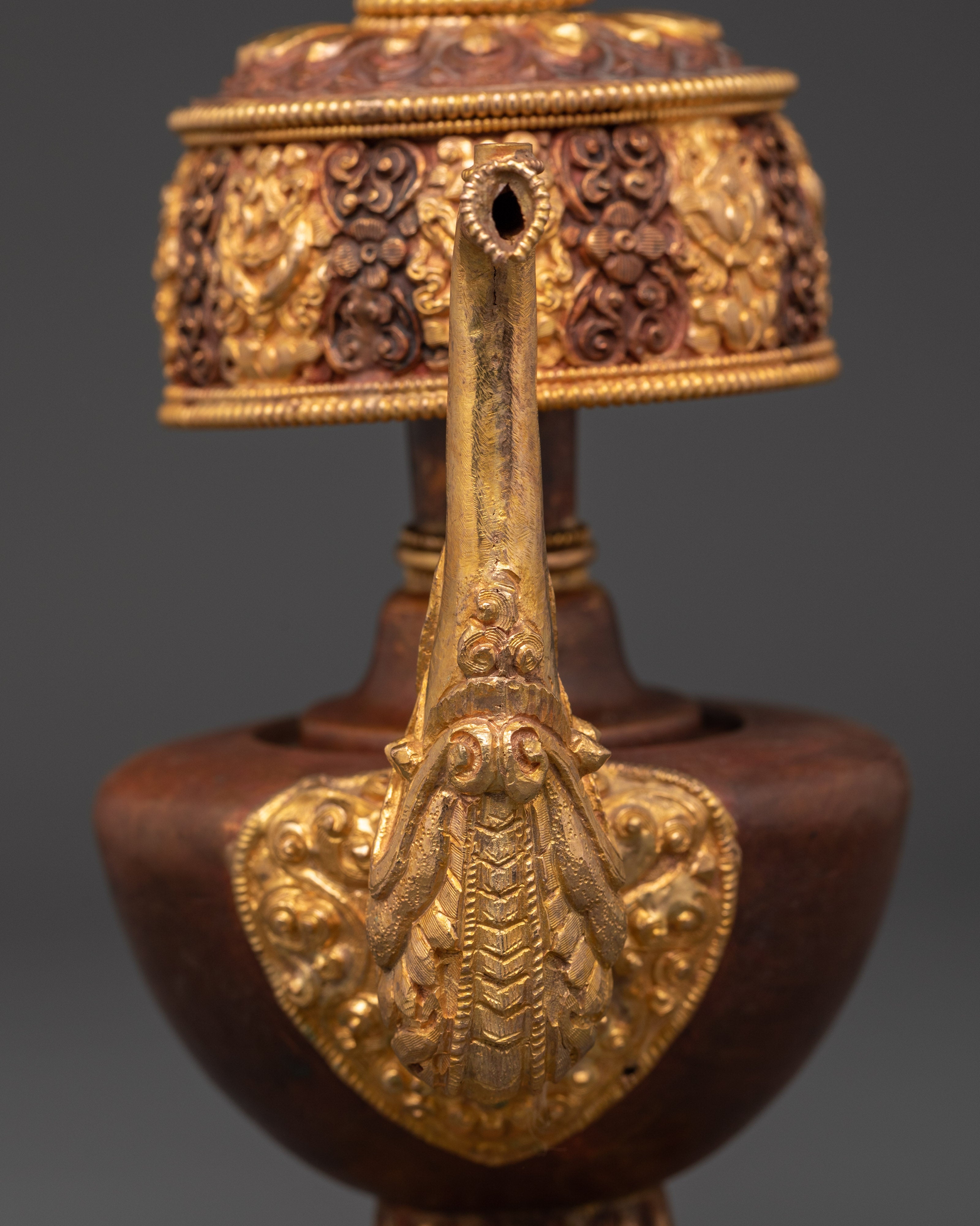 Bhumba Tibetan Offering Vase | Traditional Ritual Water Offering Ritual Tool