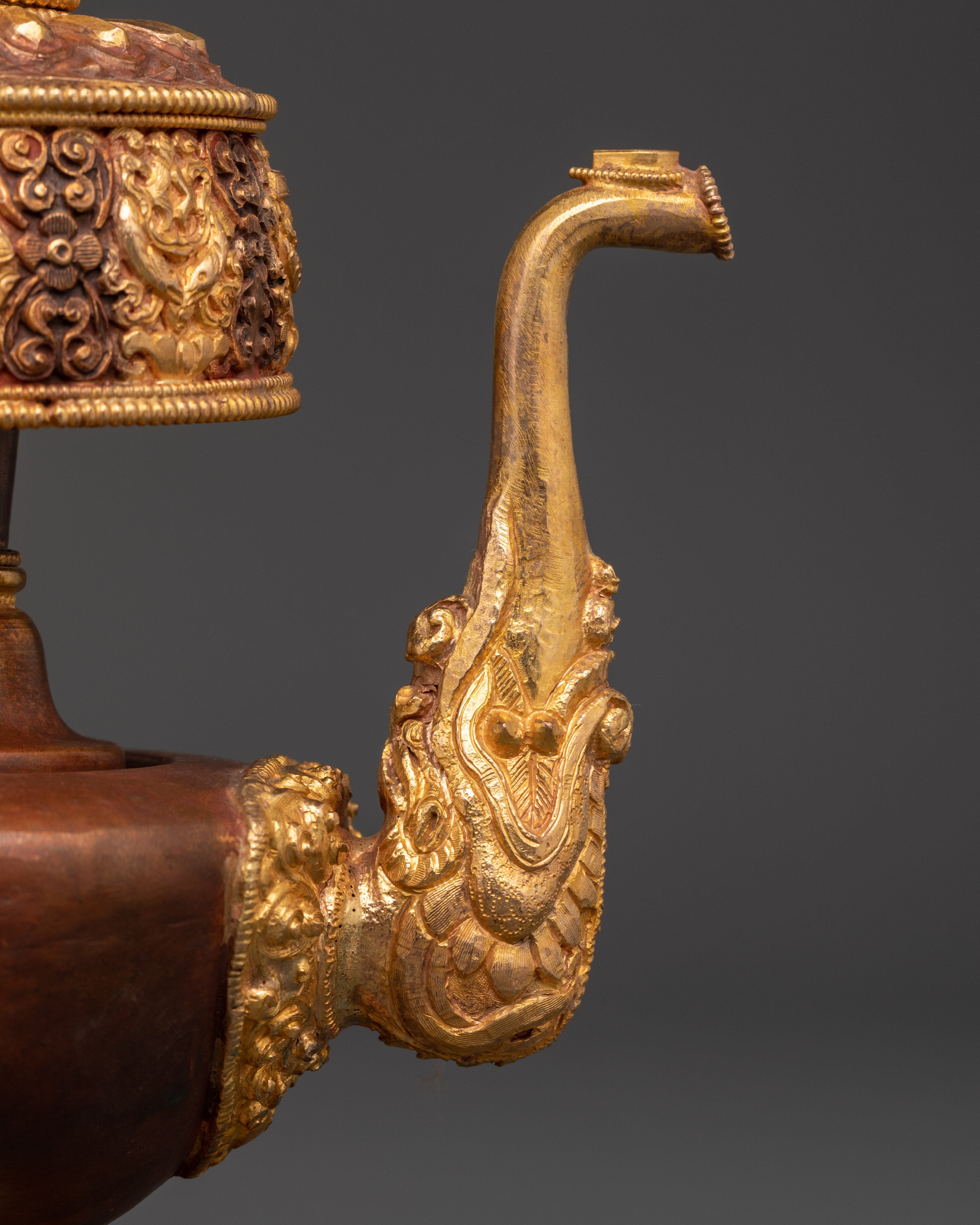 Bhumba Tibetan Offering Vase | Traditional Ritual Water Offering Ritual Tool