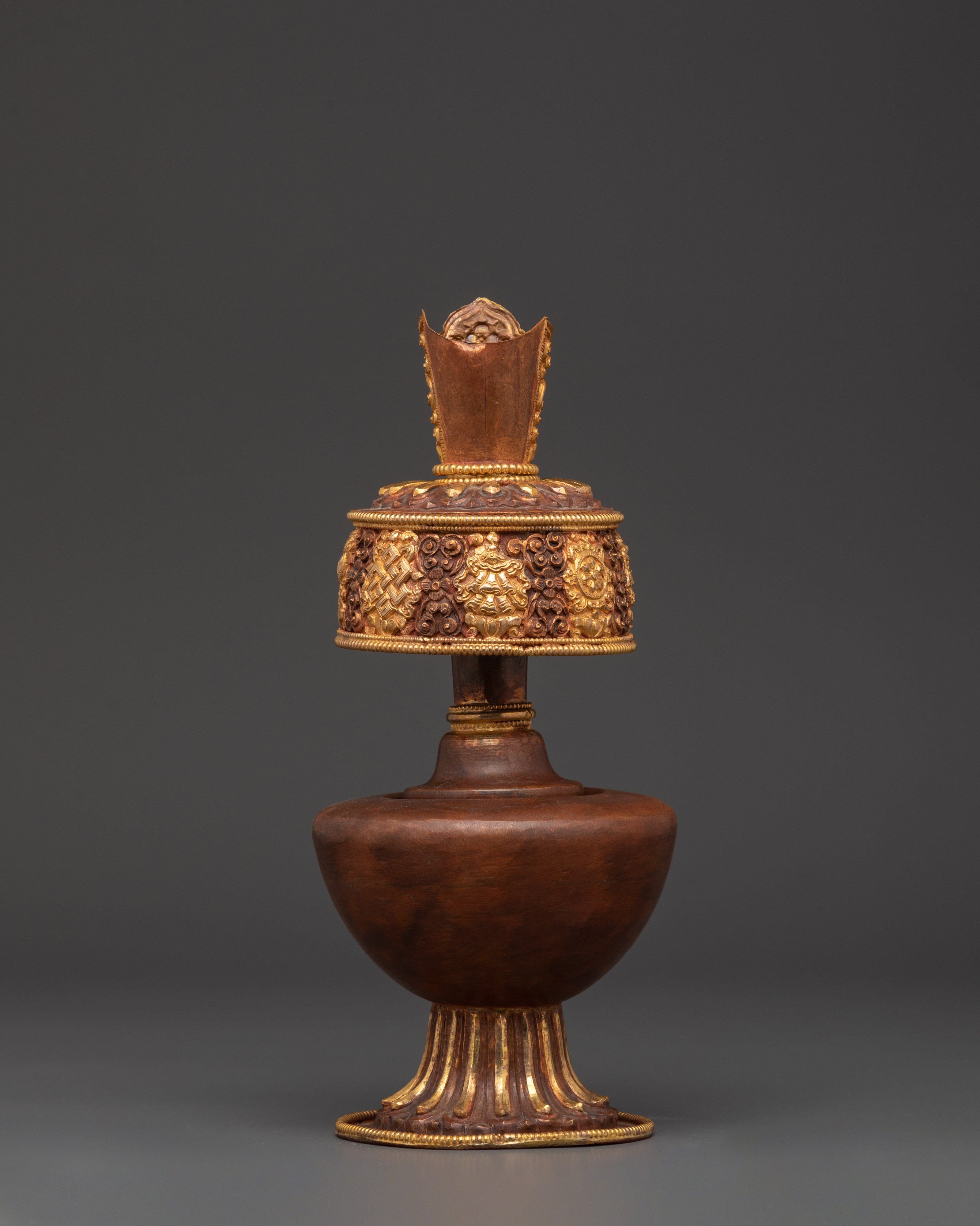 Bhumba Tibetan Offering Vase | Traditional Ritual Water Offering Ritual Tool