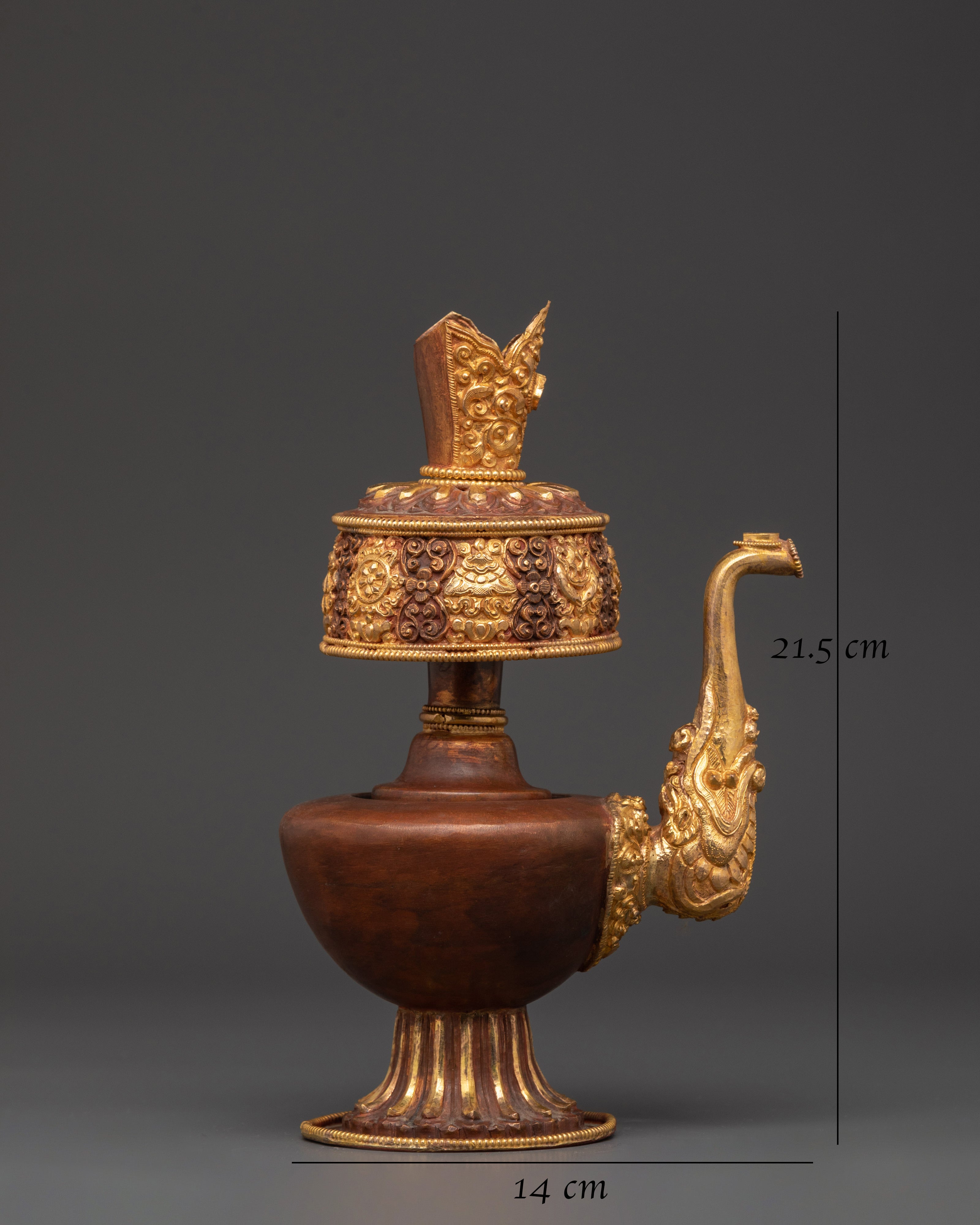 Bhumba Tibetan Offering Vase | Traditional Ritual Water Offering Ritual Tool