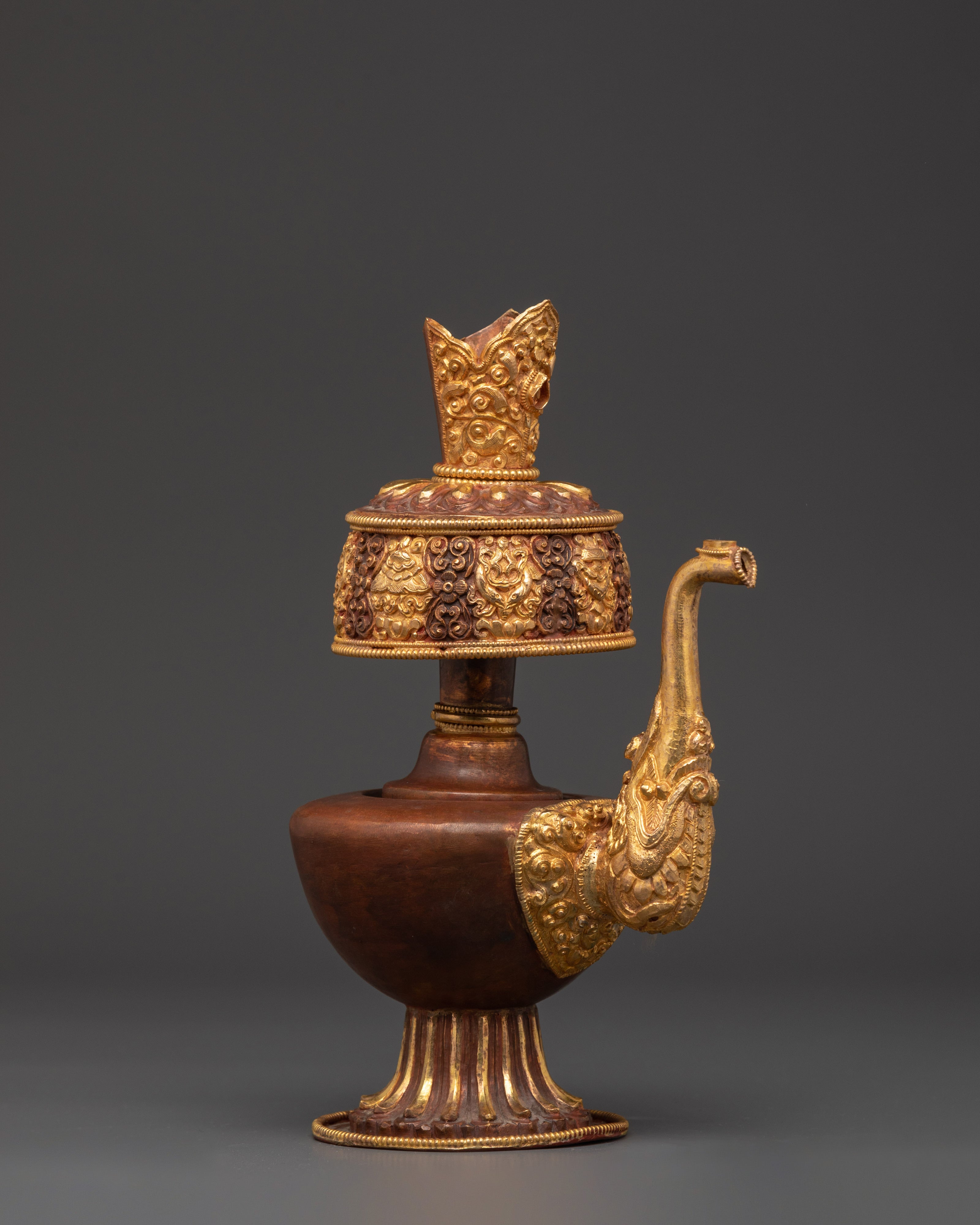 Bhumba Tibetan Offering Vase | Traditional Ritual Water Offering Ritual Tool