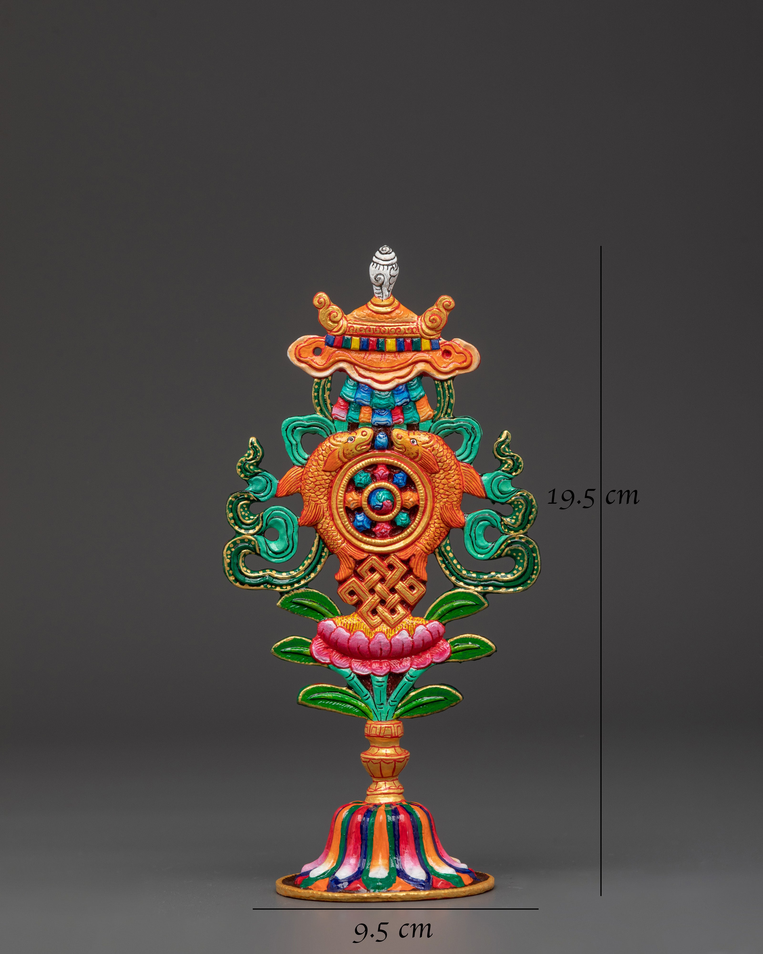 Handcrafted Tibetan Auspicious Symbol | Spiritual Ritual Item For Home Decor
